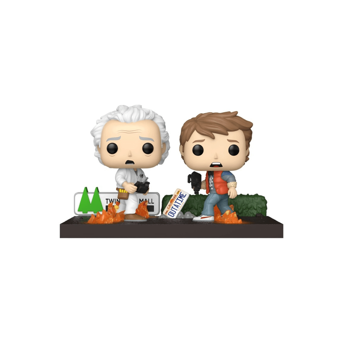 2 Funko Back to the Future 40th Anniversary Doc and Marty Moment Funko POP! Vinyl, 2 of 3