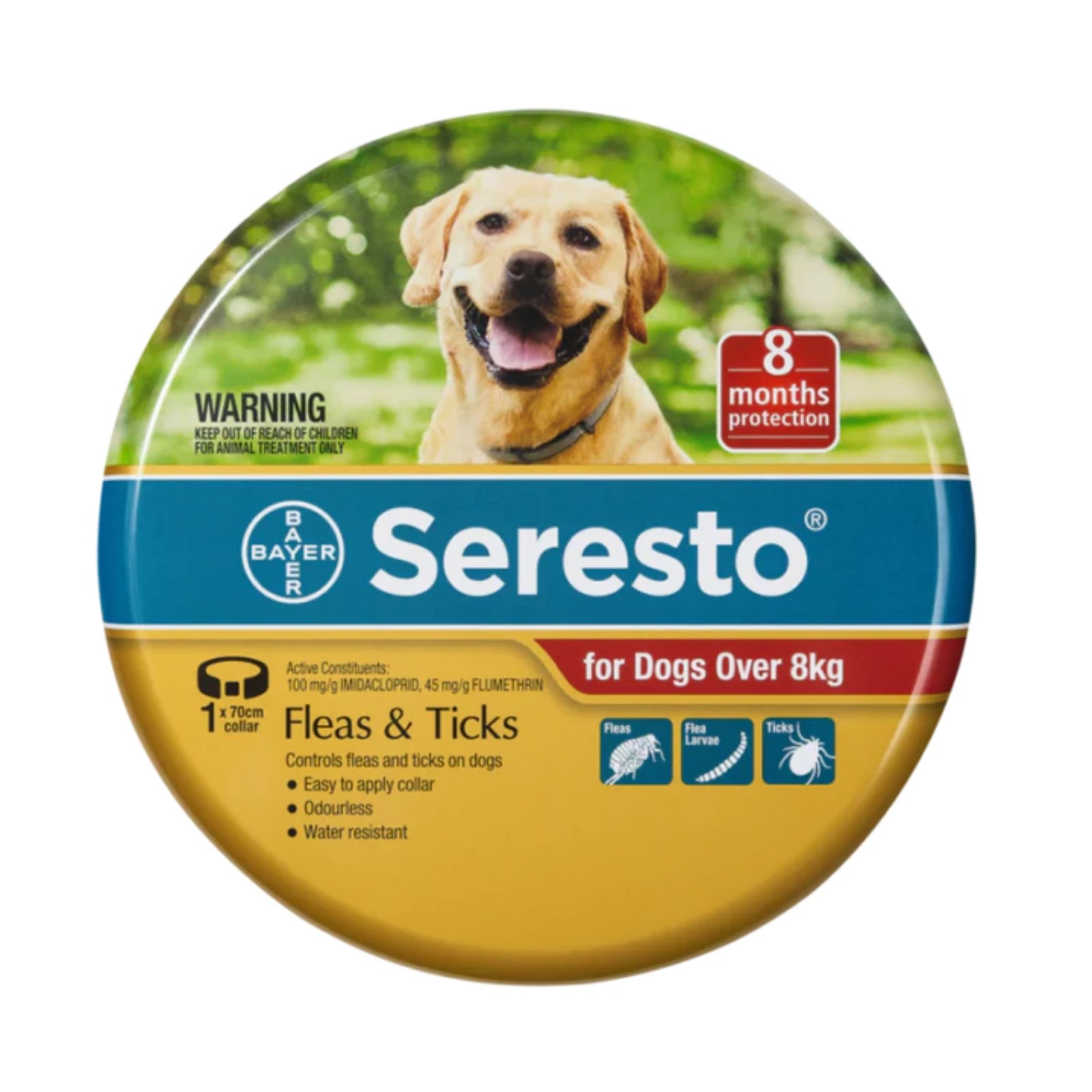 1 Seresto Flea And Tick Dog Collar For Dogs Over 8kg, 1 of 2