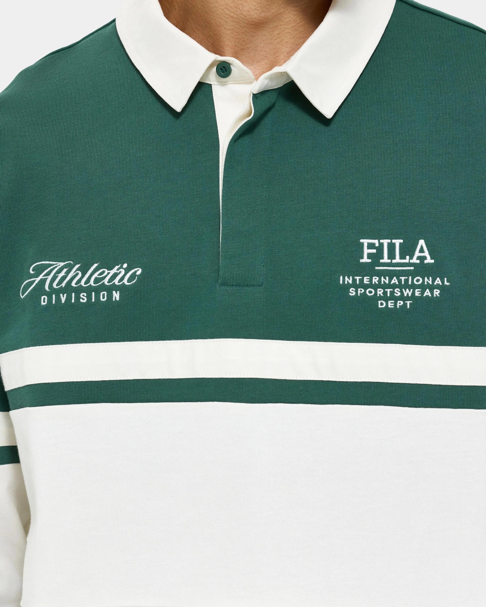 5 Fila Miles Rugby Top TREKKING GREEN, 5 of 8
