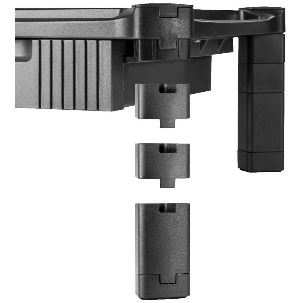 2 J.Burrows Monitor Riser with Drawer Black, 2 of 10