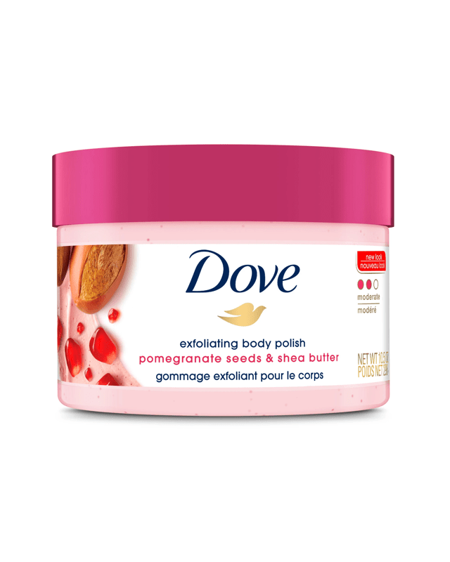Dove Exfoliating Body Polish 298g - Pomegranate Seeds and Shea Bu