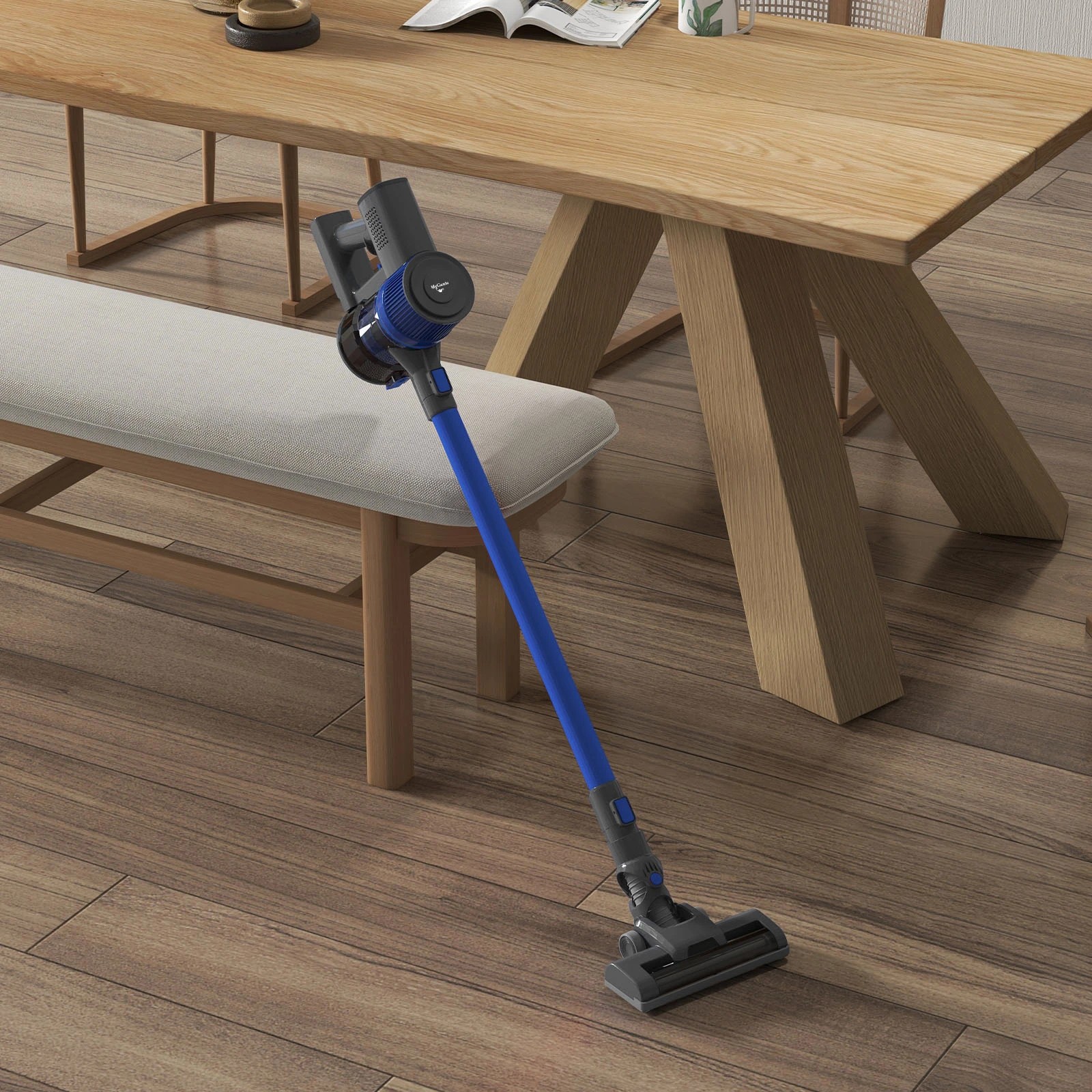 5 MyGenie Fusion Pro H20 Stick Vacuum 3-In-1 Mop Cordless Handheld Strong Suction - Blue, 5 of 10