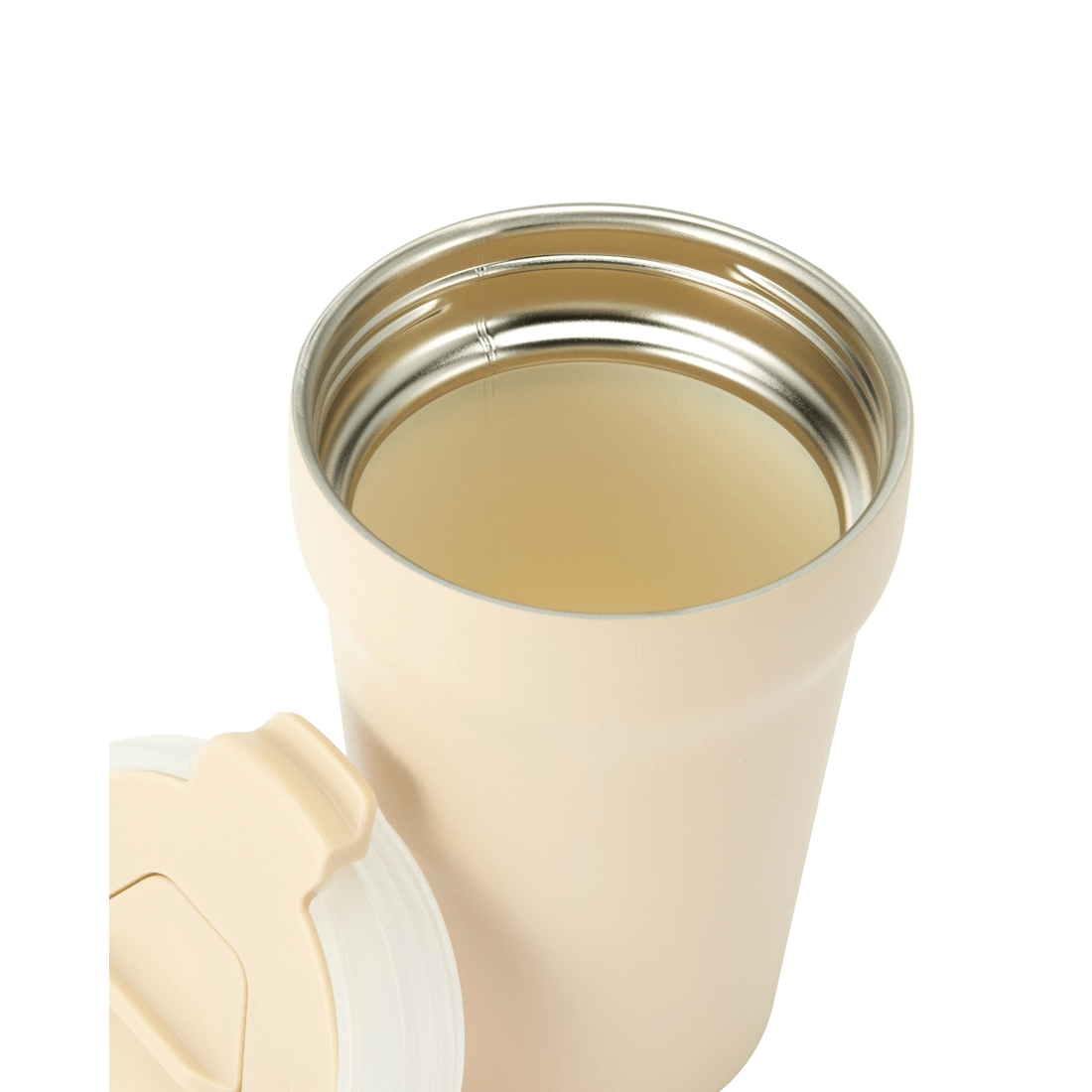 5 350ml Ceramic Coating Coffee Cup - Cream, 5 of 6
