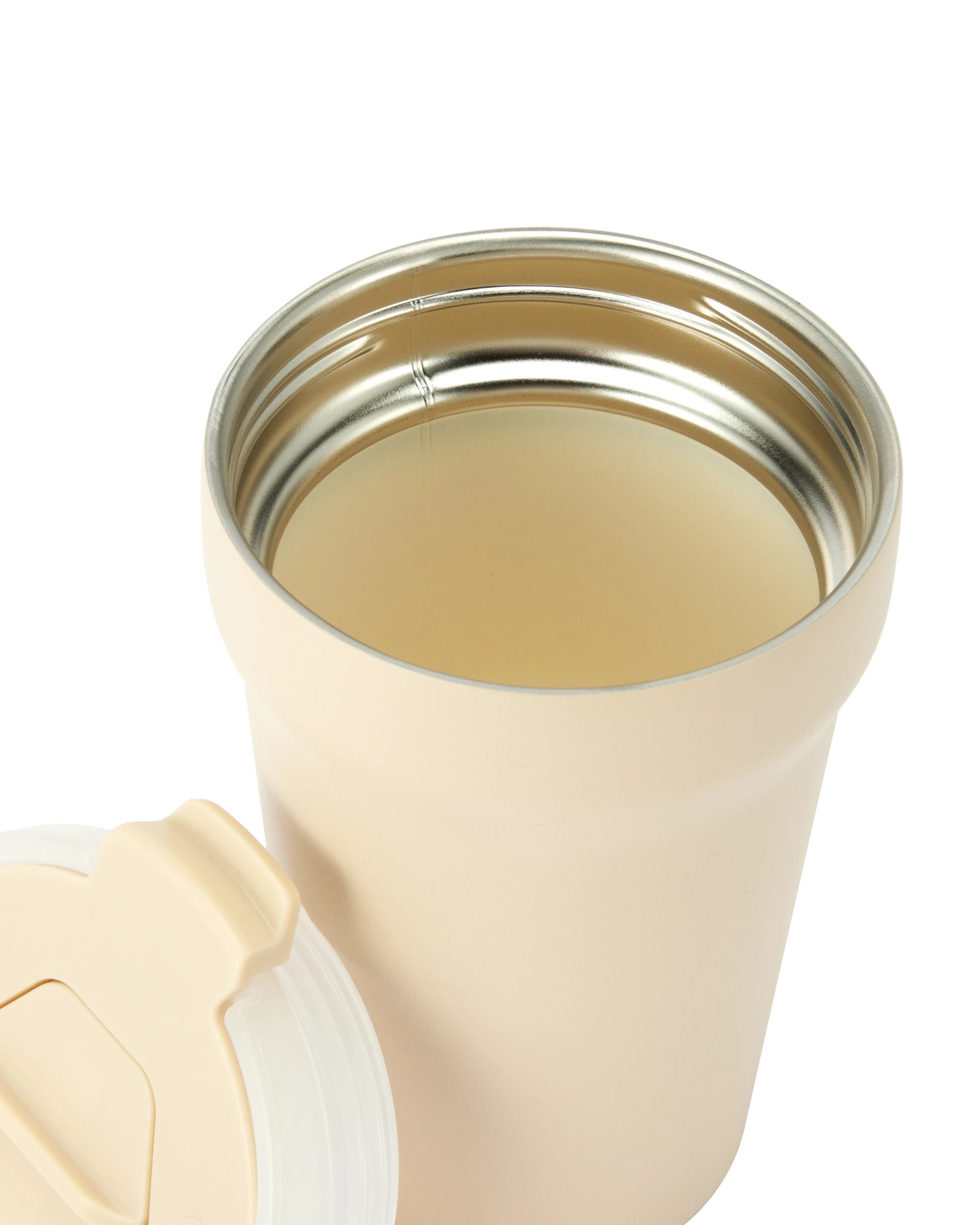 5 350ml Ceramic Coating Coffee Cup - Cream, 5 of 6