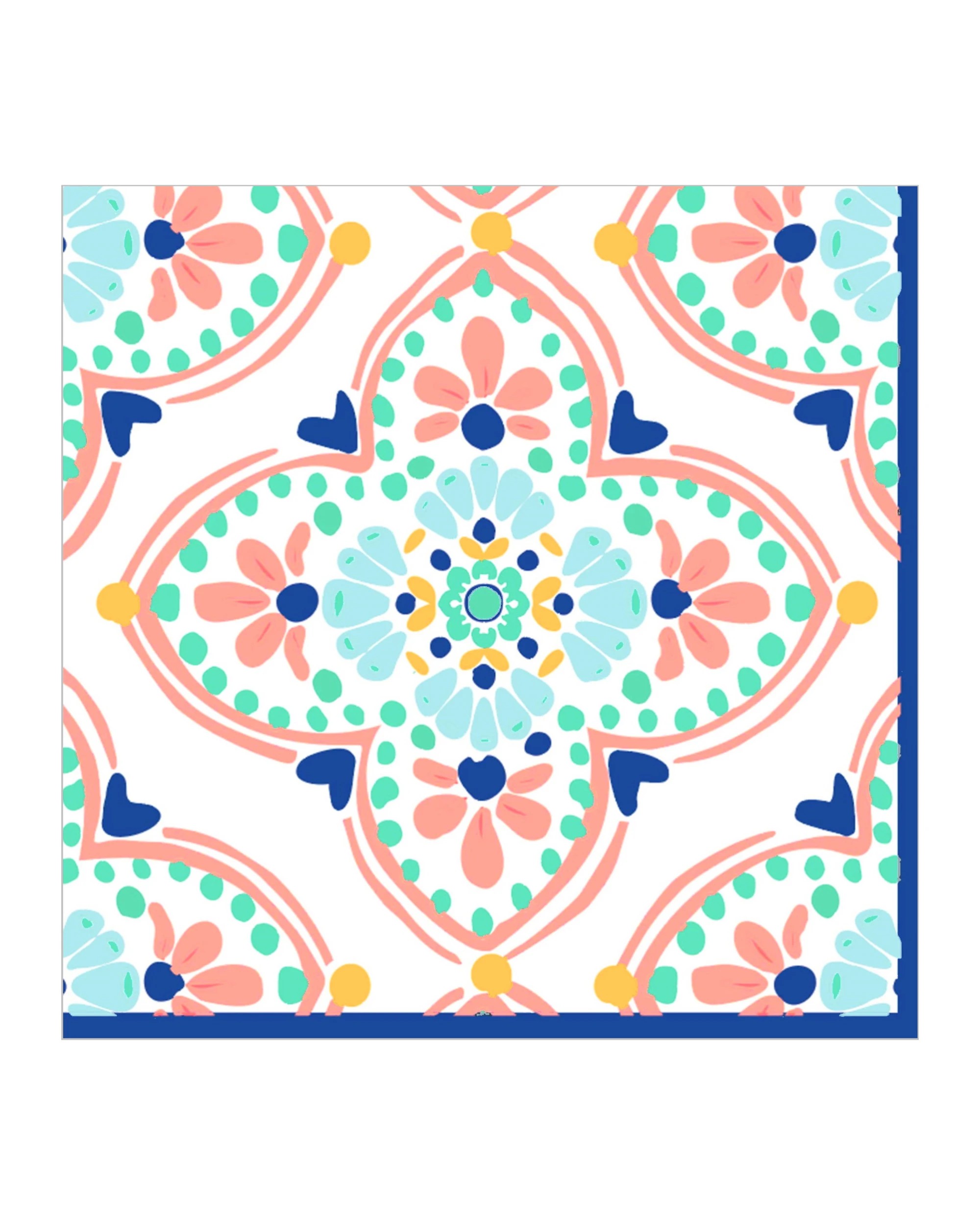 1 Amscan Boho Vibes Small Paper Napkins Serviettes Pack of 16, 1 of 1