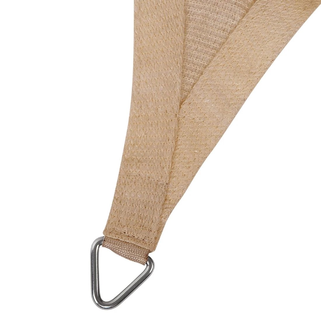 1 Instahut Shade Sail 6x8m Rectangle 185GSM 95% Sand Shade - Beige, 1 of 4