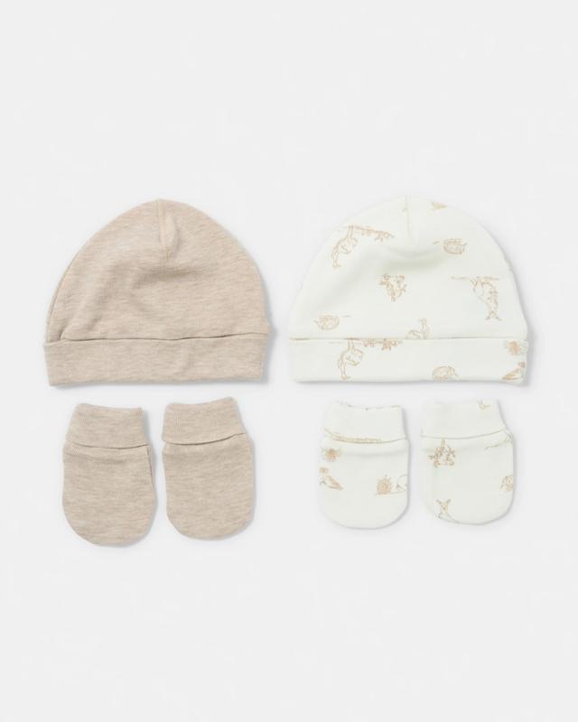 Newborn Hat and Mittens