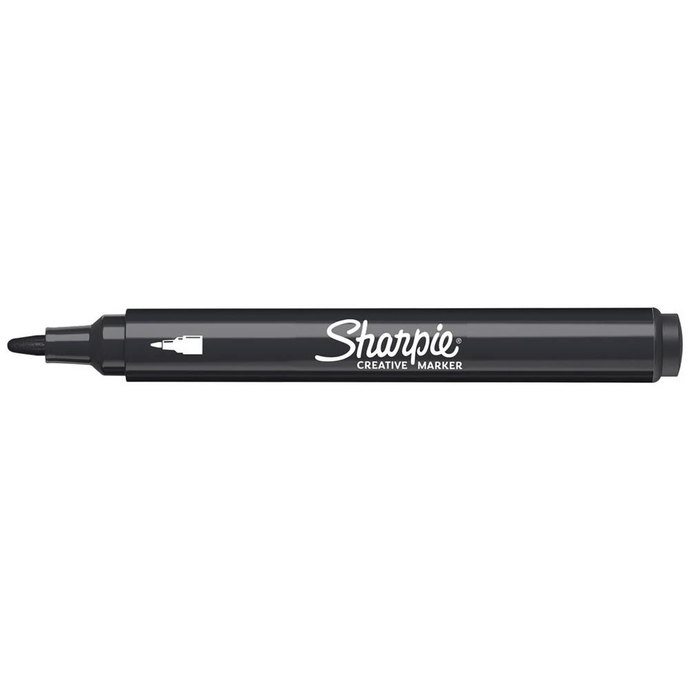 1 Sharpie Creative Acrylic Bullet Marker Black, 1 of 6