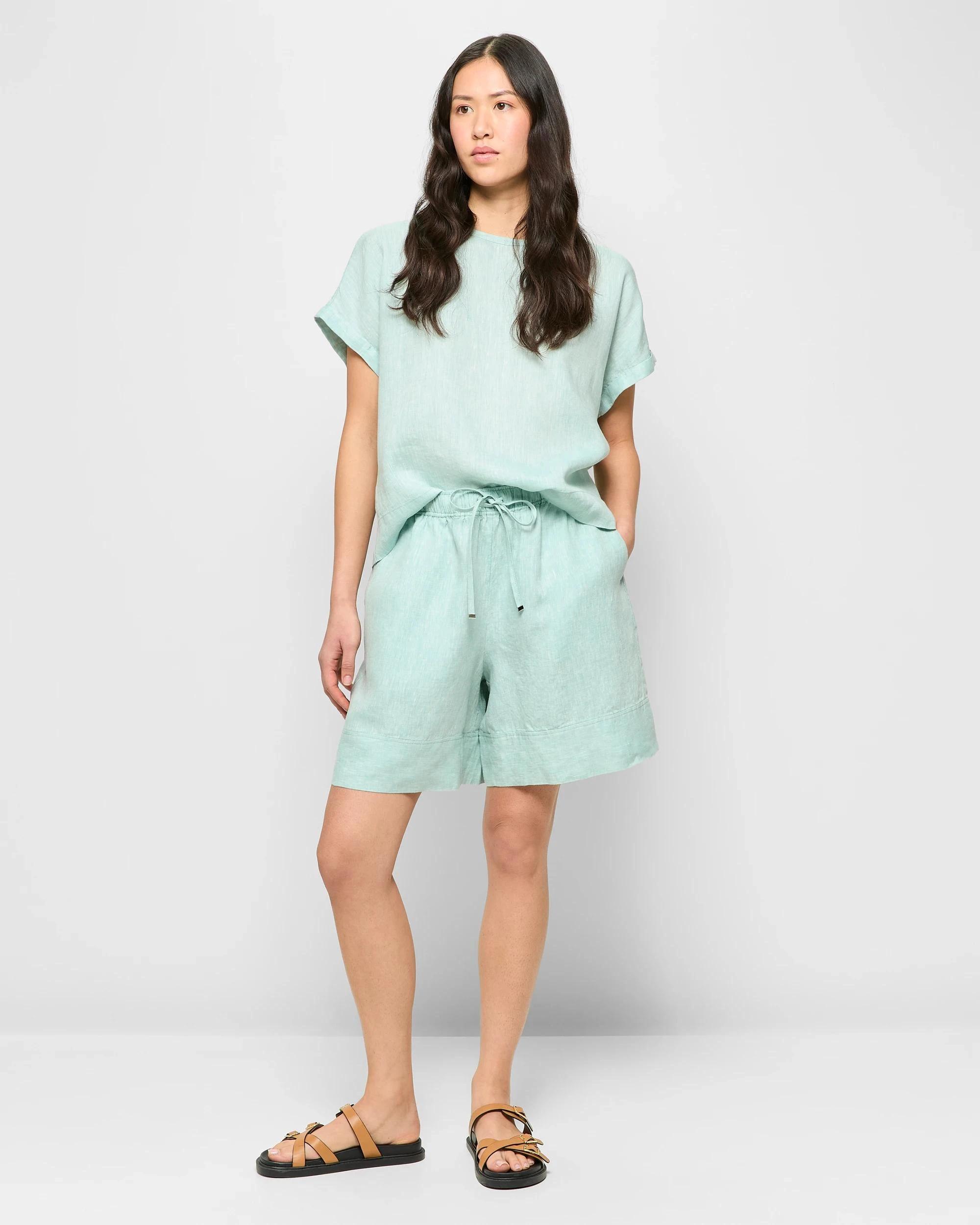 2 Target European Linen Long Shorts AQUIFER X-DYE, 2 of 5