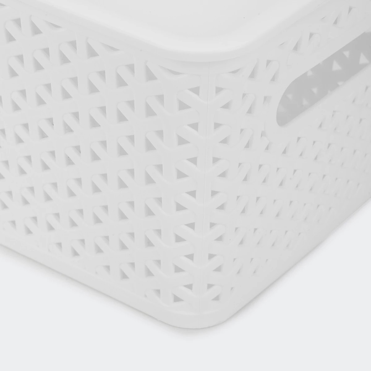 6 Storage Container with Lid Small - White, 6 of 7