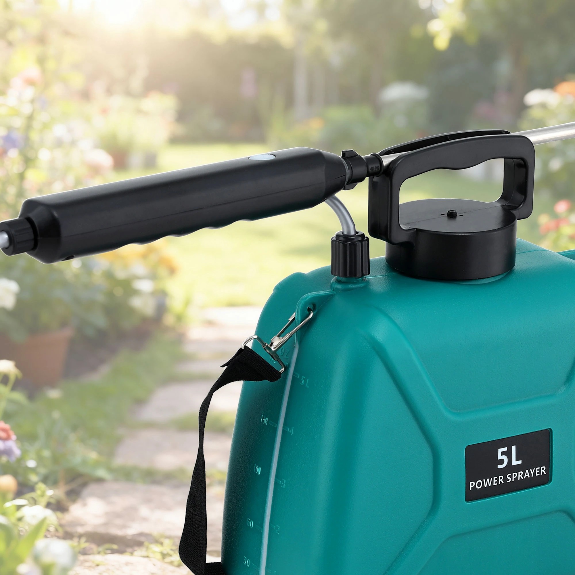 6 Giantz Weed Sprayer Garden Sprayer USB Charging Electric Shoulder Sprayer 5L - Green, 6 of 7