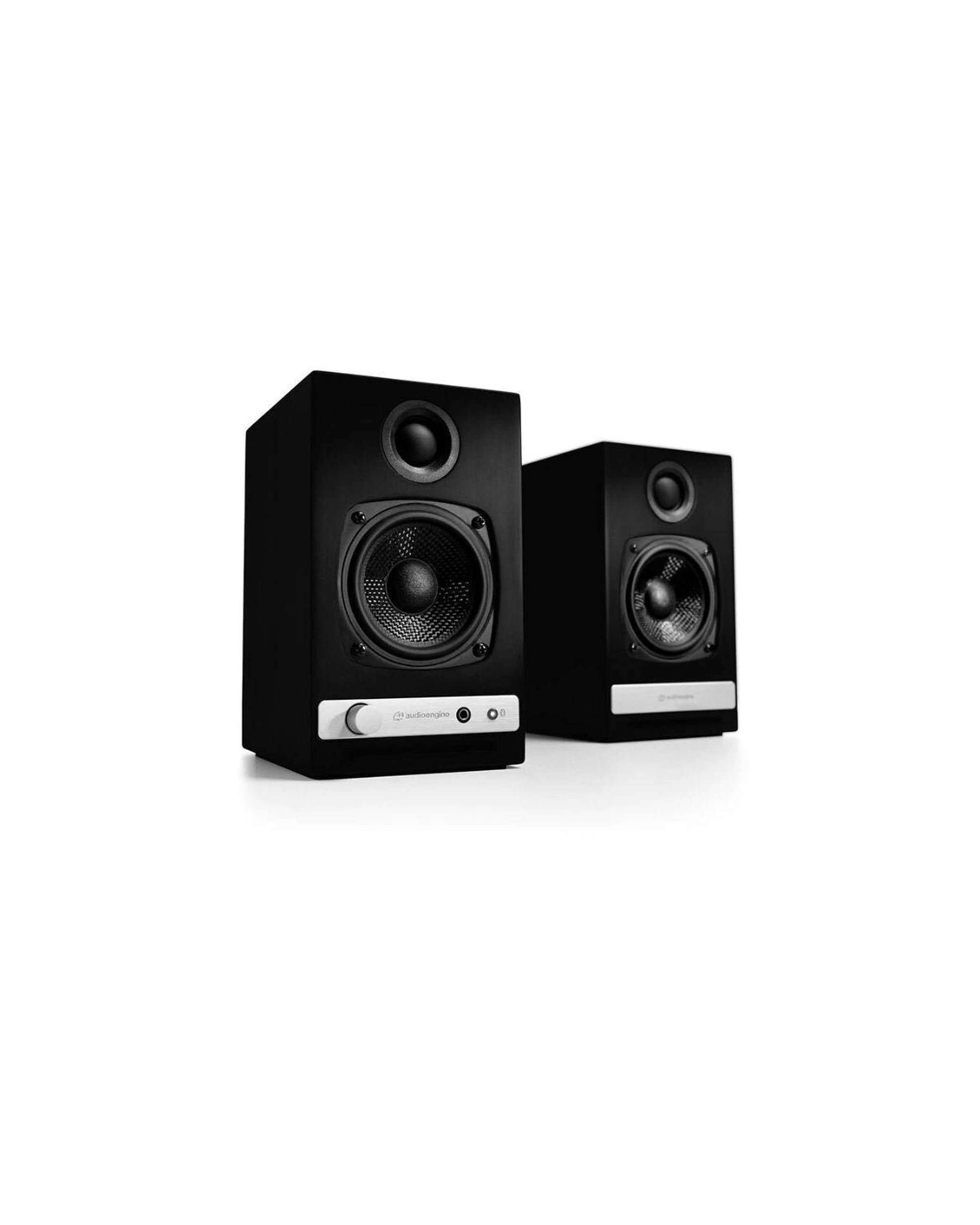 2 Audioengine HD3 Wireless Bluetooth Speakers Kevlar Woofers Big Stereo Sound Desktop or Small Room, 2 of 3