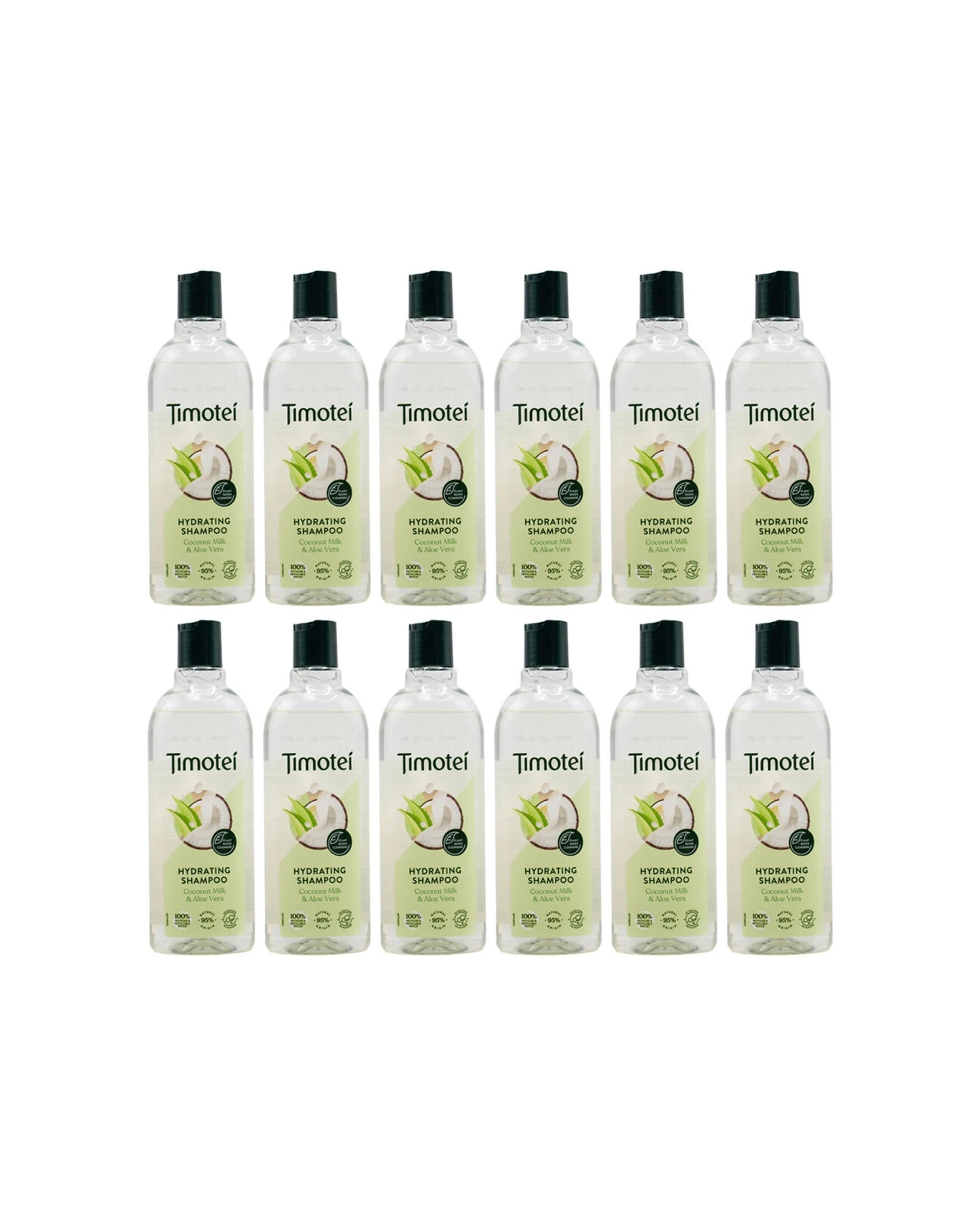 1 Timotei 12PK Hydrating Shampoo Coconut Milk & Aloe Vera Hair Repair 300ml - Multi, 1 of 3