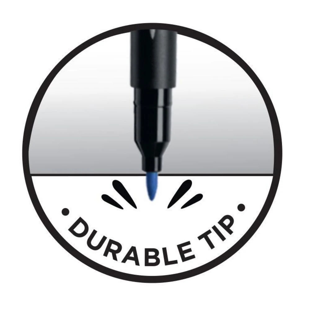 6 Bic Intensity Dual Tip Fineliner Pen Assorted Pastel 6 Pack, 6 of 8