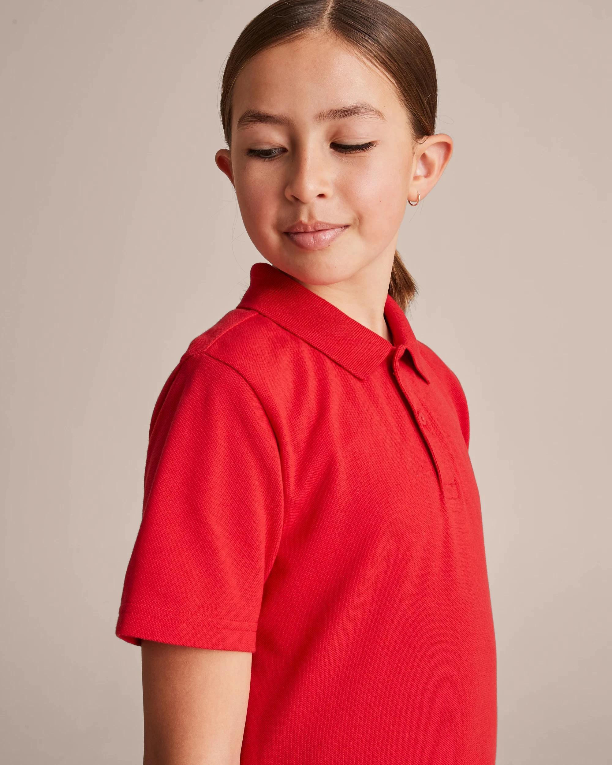 8 Target Short Sleeve School Polos RED, 8 of 10