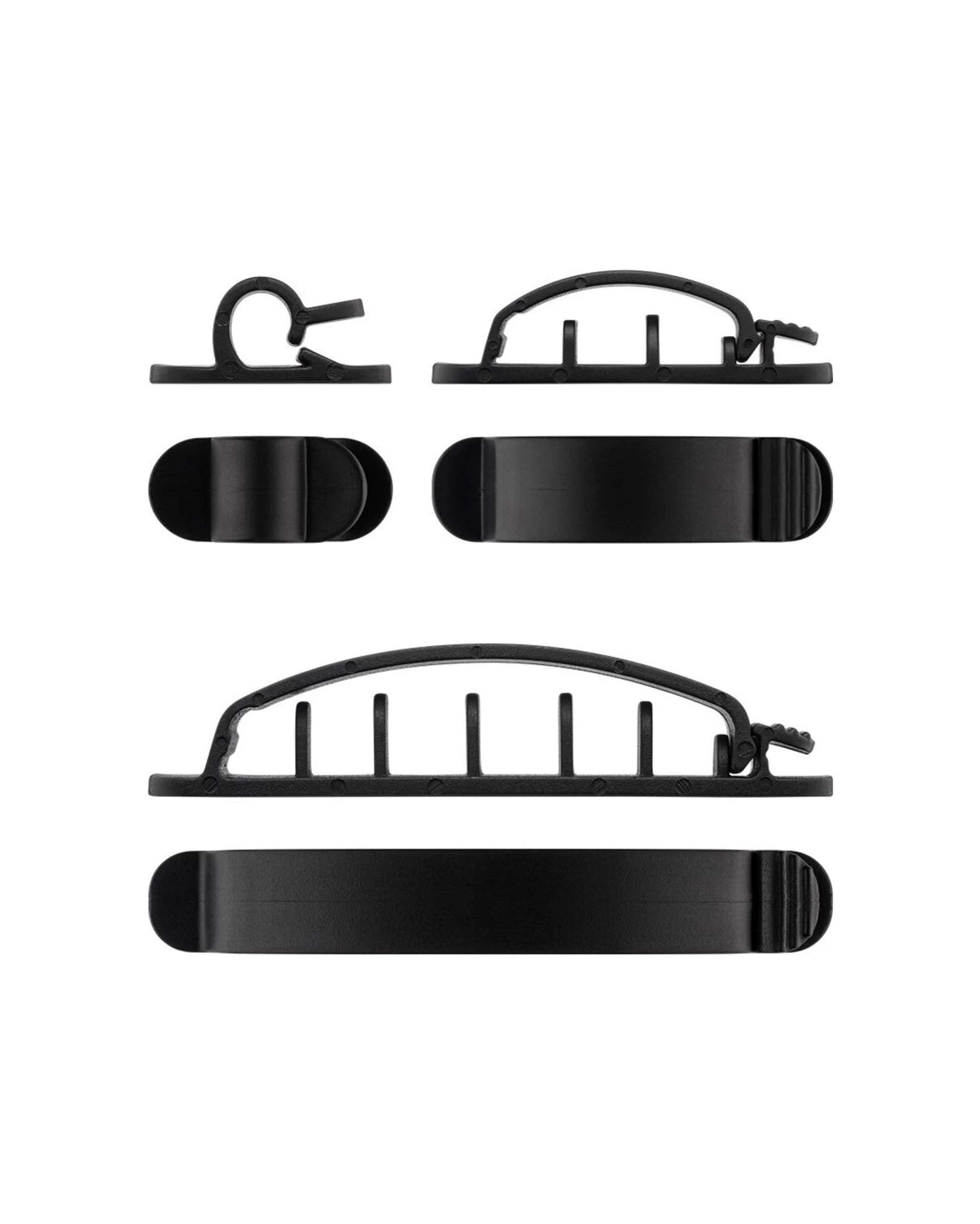 1 Goobay 6pc Adhesive Clip Set Cable Organiser Vacuum Insulated Leakproof 3m, 1 of 5