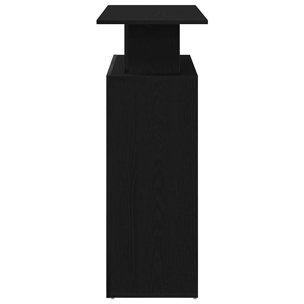 6 vidaXL reception desk Ample Storage - Black, 6 of 10