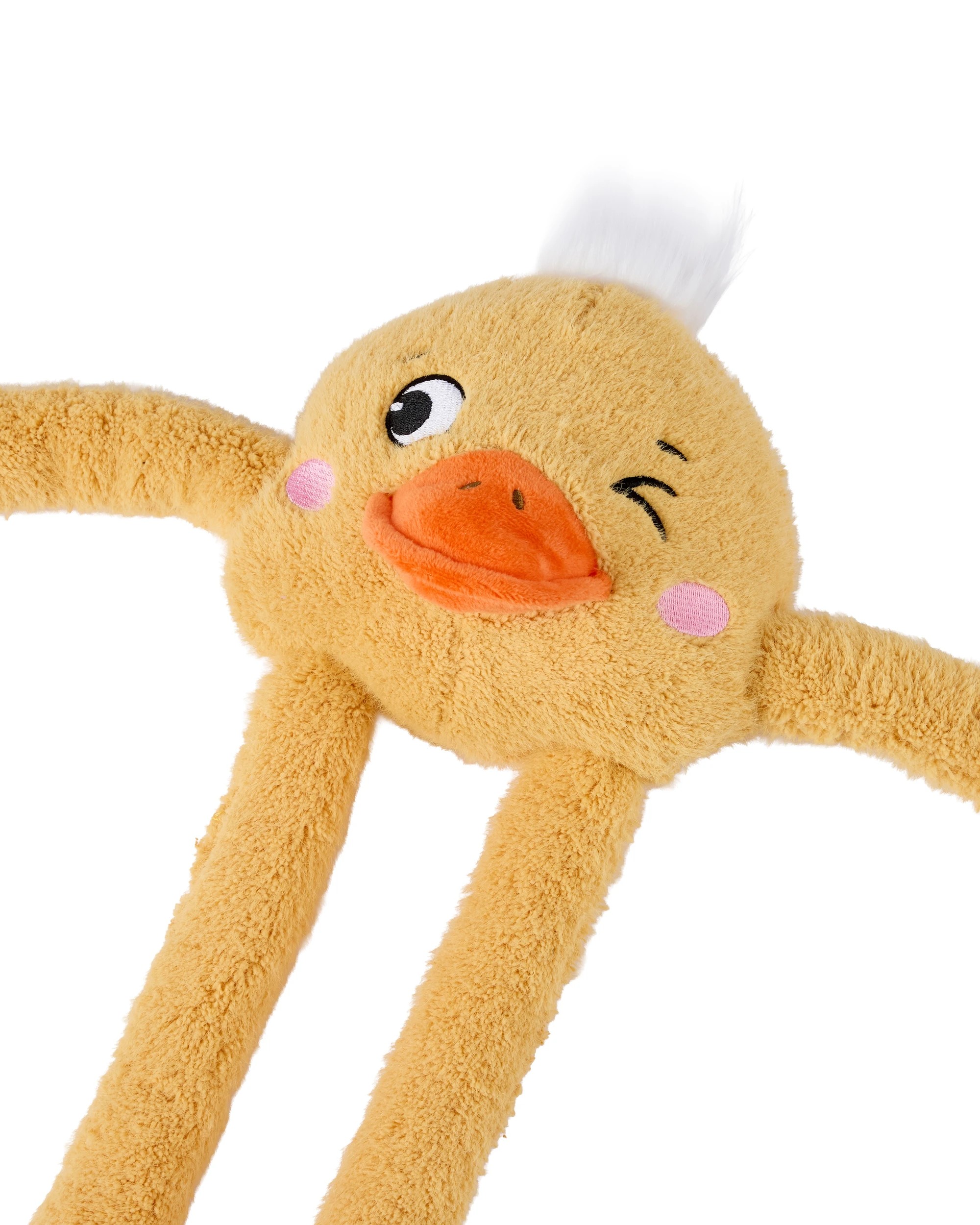 4 Pet Toy Long Body Pull Plush - Assorted, 4 of 5