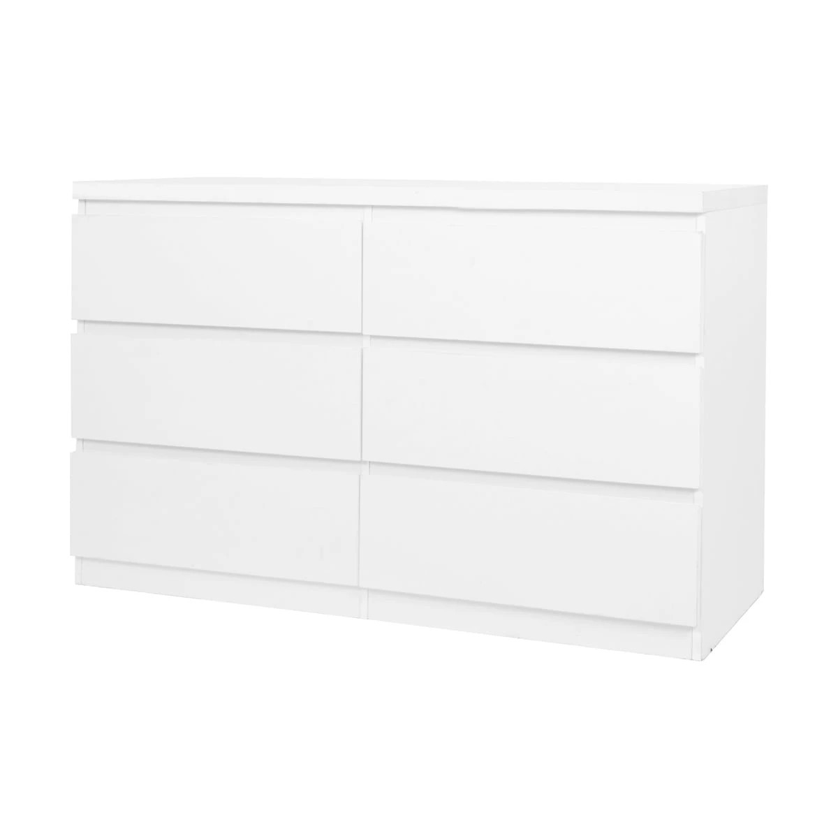 1 6 Drawer Dresser - White, 1 of 4