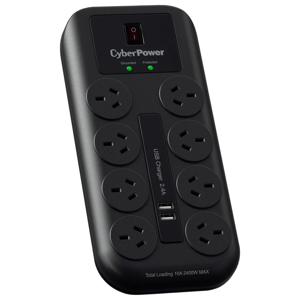 4 Cyberpower 8 Port Surge Suppressor Powerboard, 4 of 4