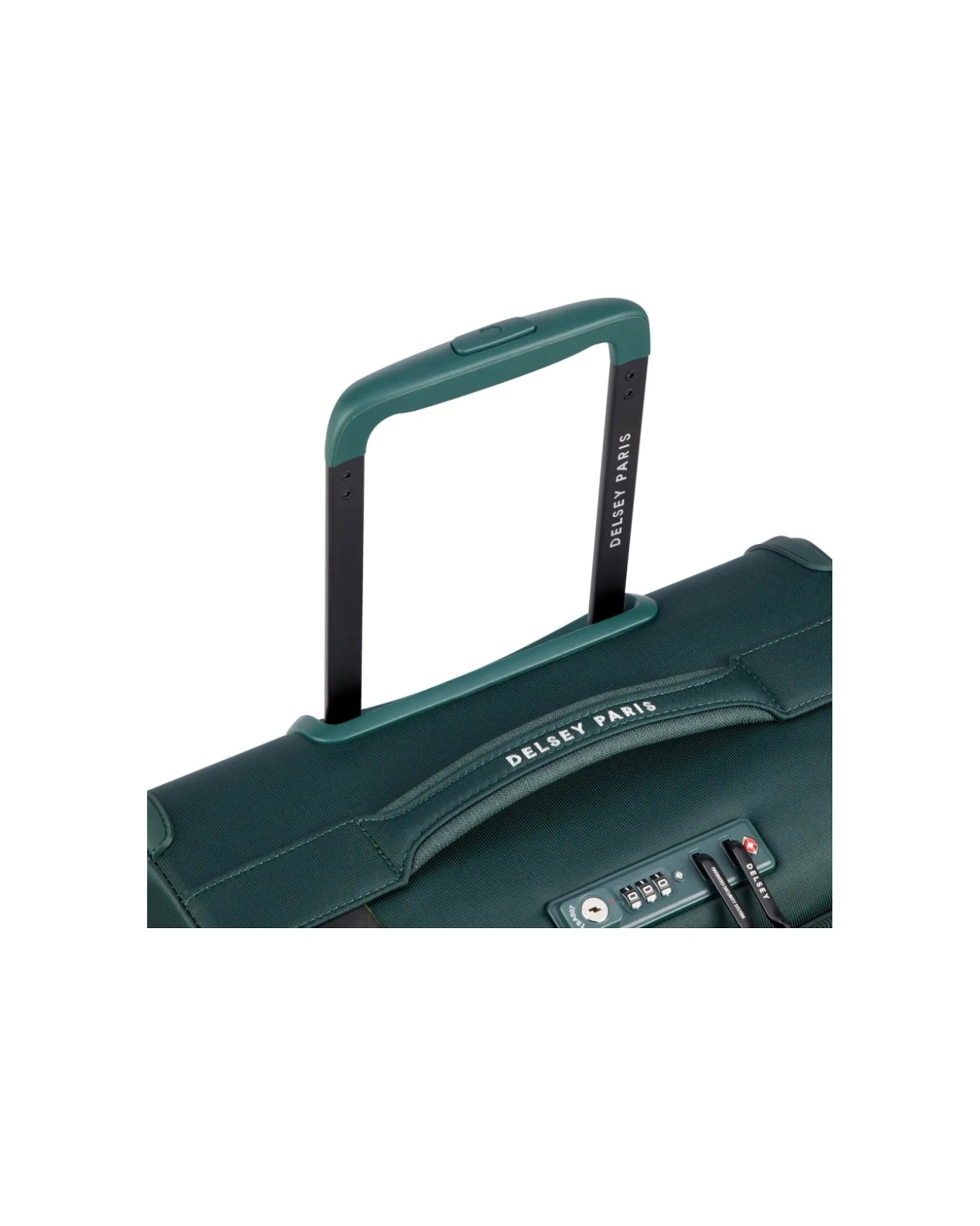 8 Delsey Brochant 3 Small 55 cm Expandable Travel Carry-On Suitcase TSA Lock - Green, 8 of 9