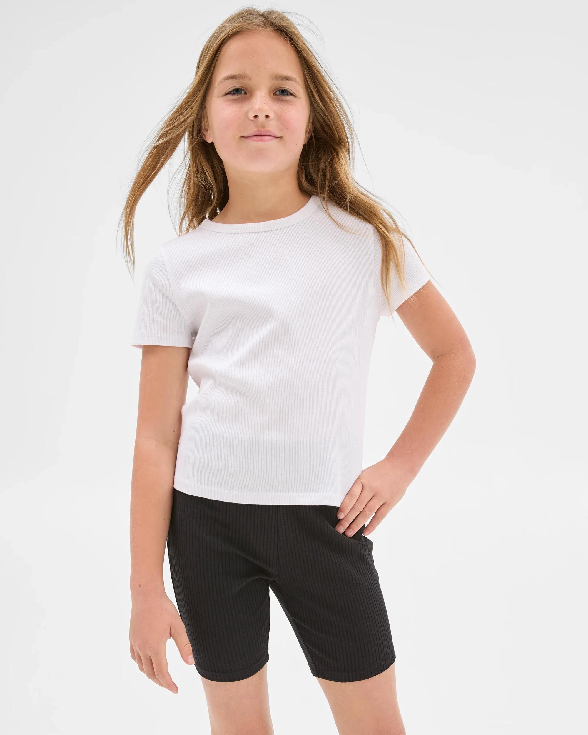 1 Target Australian Cotton Rib Bike Short BLACK, 1 of 7