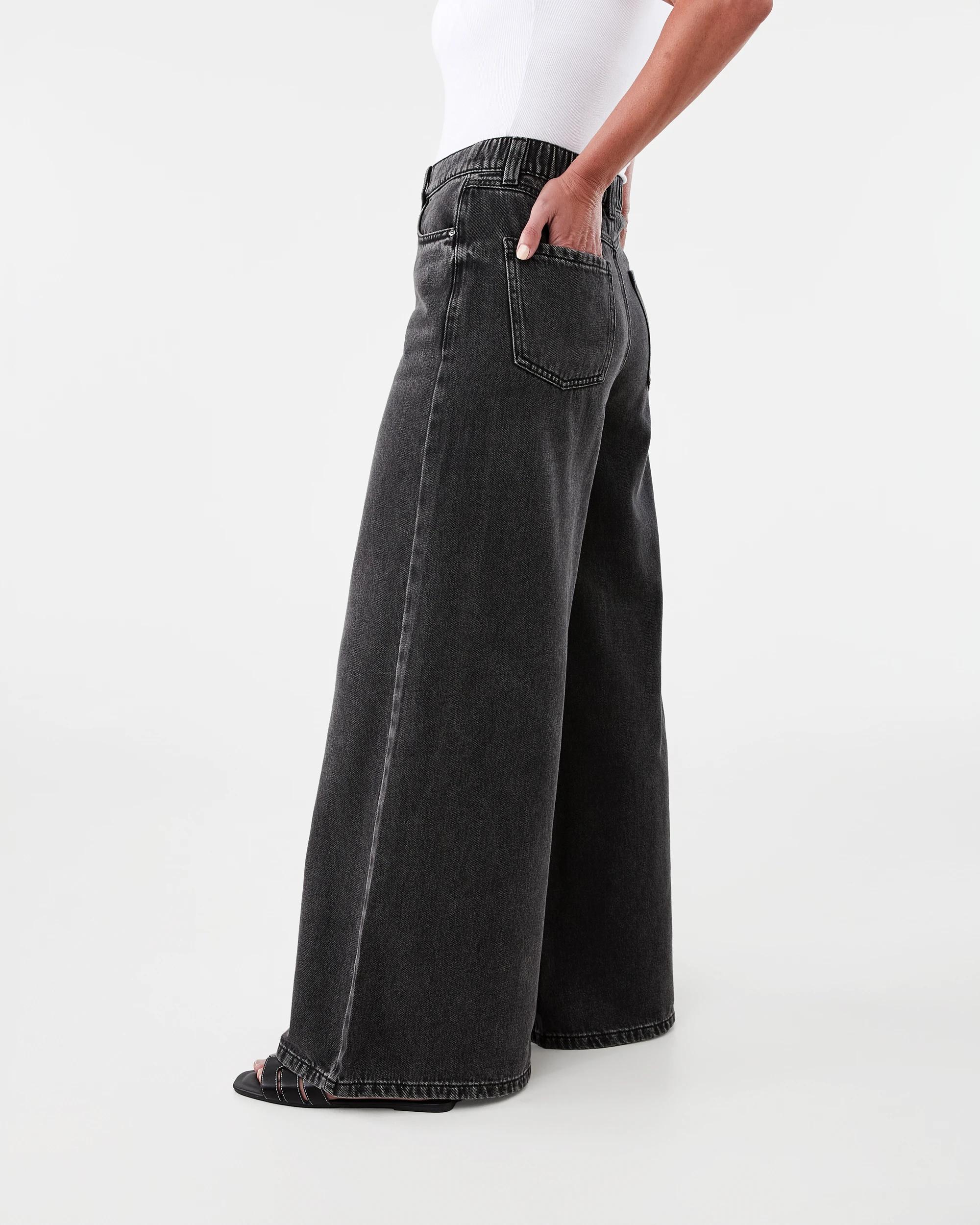 3 Palazzo Jeans Black Wash, 3 of 8