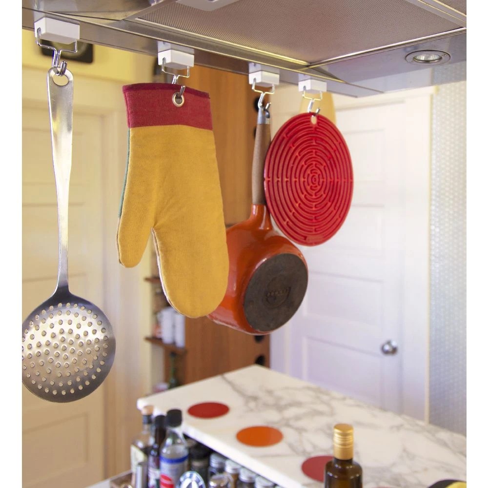 4 Three By Three Swinging Magnet Hooks 2 Pack, 4 of 5