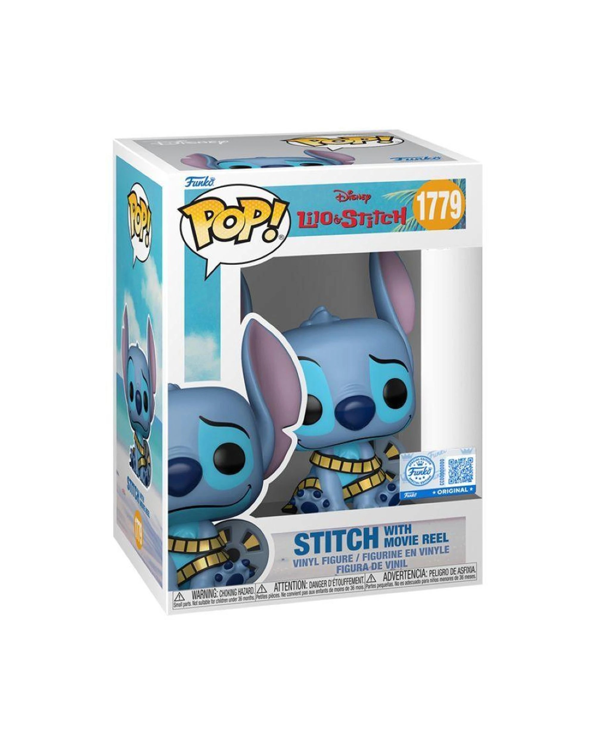 3 Disney Lilo and Stitch Stitch with Movie Reel Funko POP! Vinyl, 3 of 3
