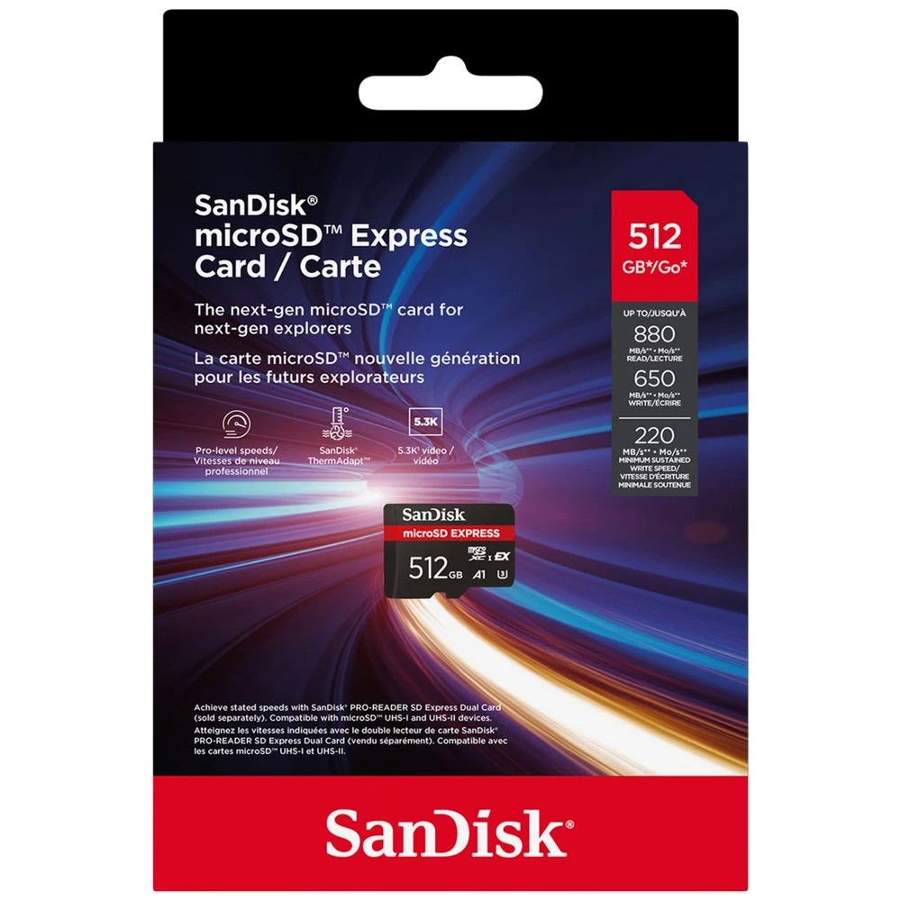 2 SanDisk 512GB microSDXC Express Memory Card, 2 of 2