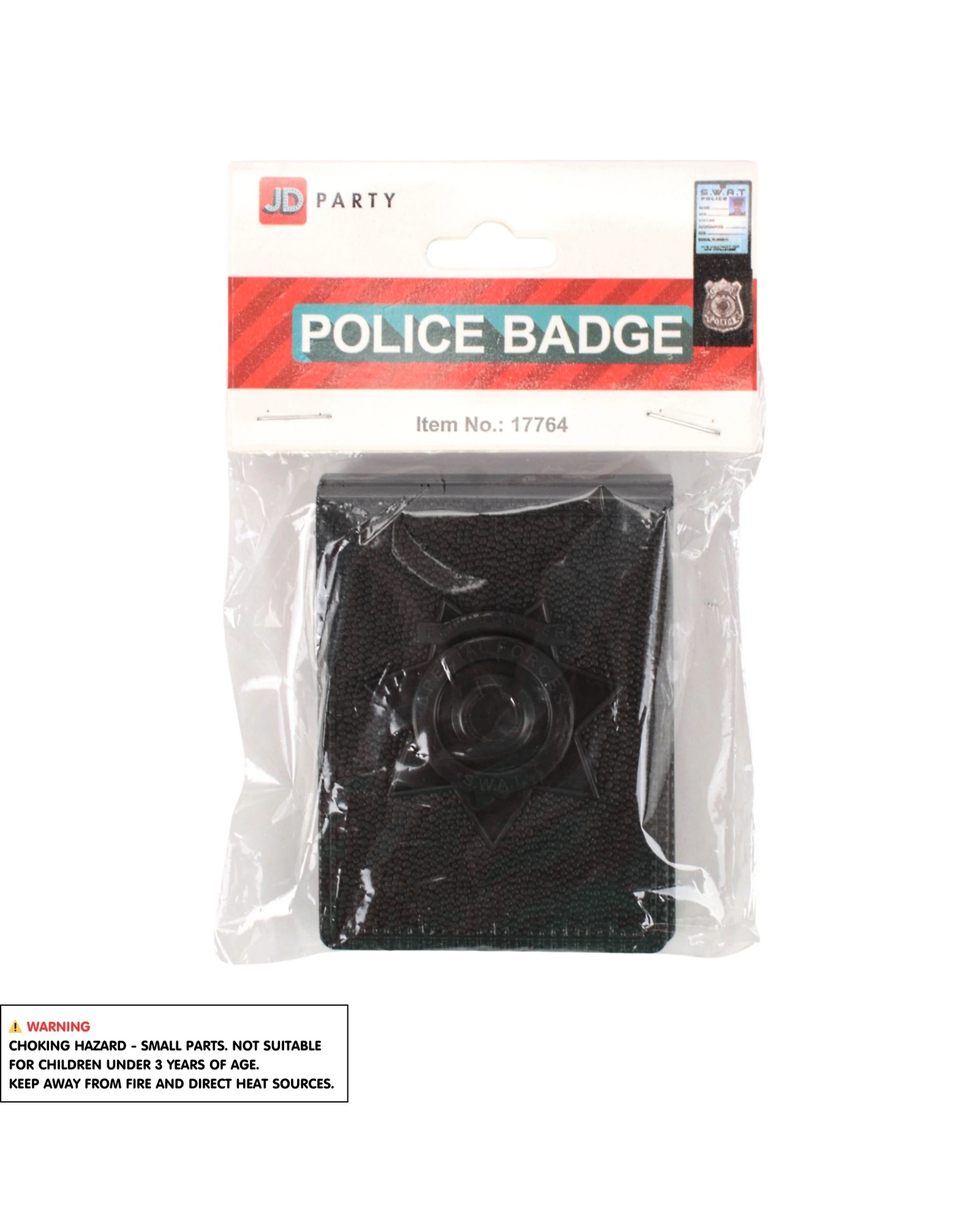 3 JD Party Police SWAT Badge - One Size - Multi, 3 of 3