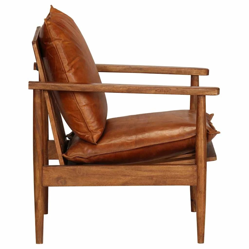 10 Vidaxl Armchair Chair - Brown, 10 of 10
