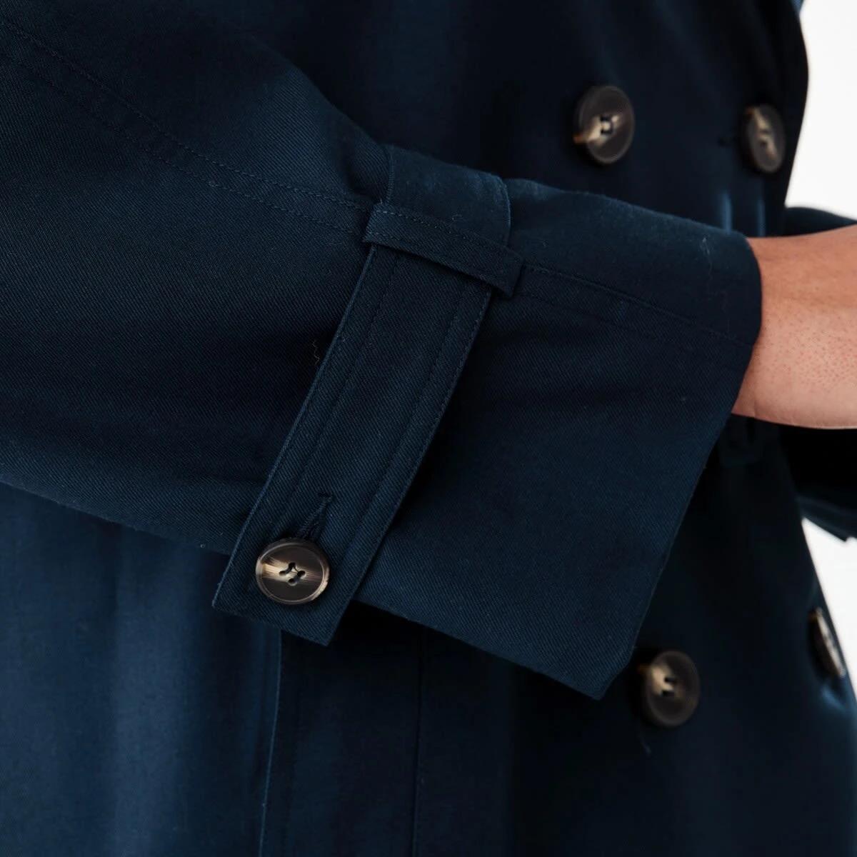 9 Lightweight Trench Coat Navy Blaze, 9 of 10