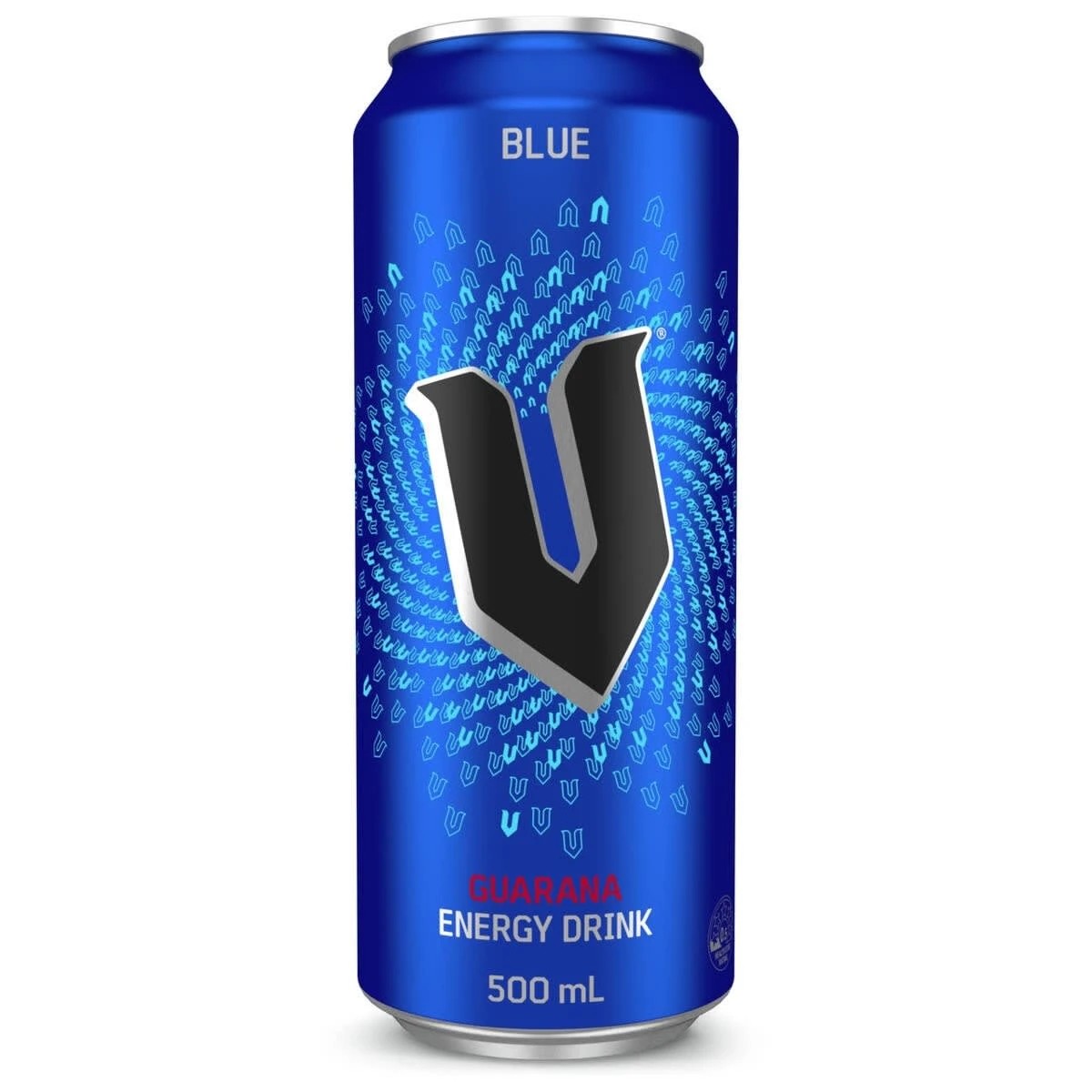 1 V Guarana Energy Drink Can 500ml, 1 of 2