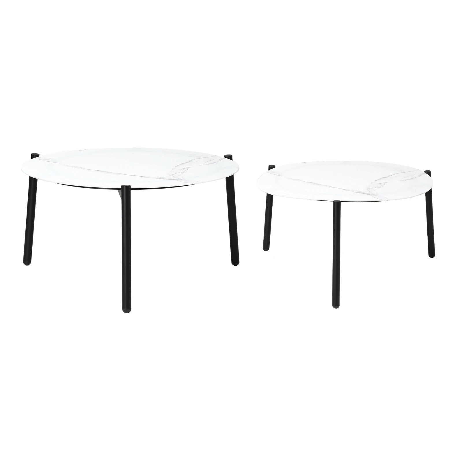 5 Livsip Coffee Side Marble Table 50/70cm Set Desk Patio Outdoor Furniture Garden
 - Multi, 5 of 10