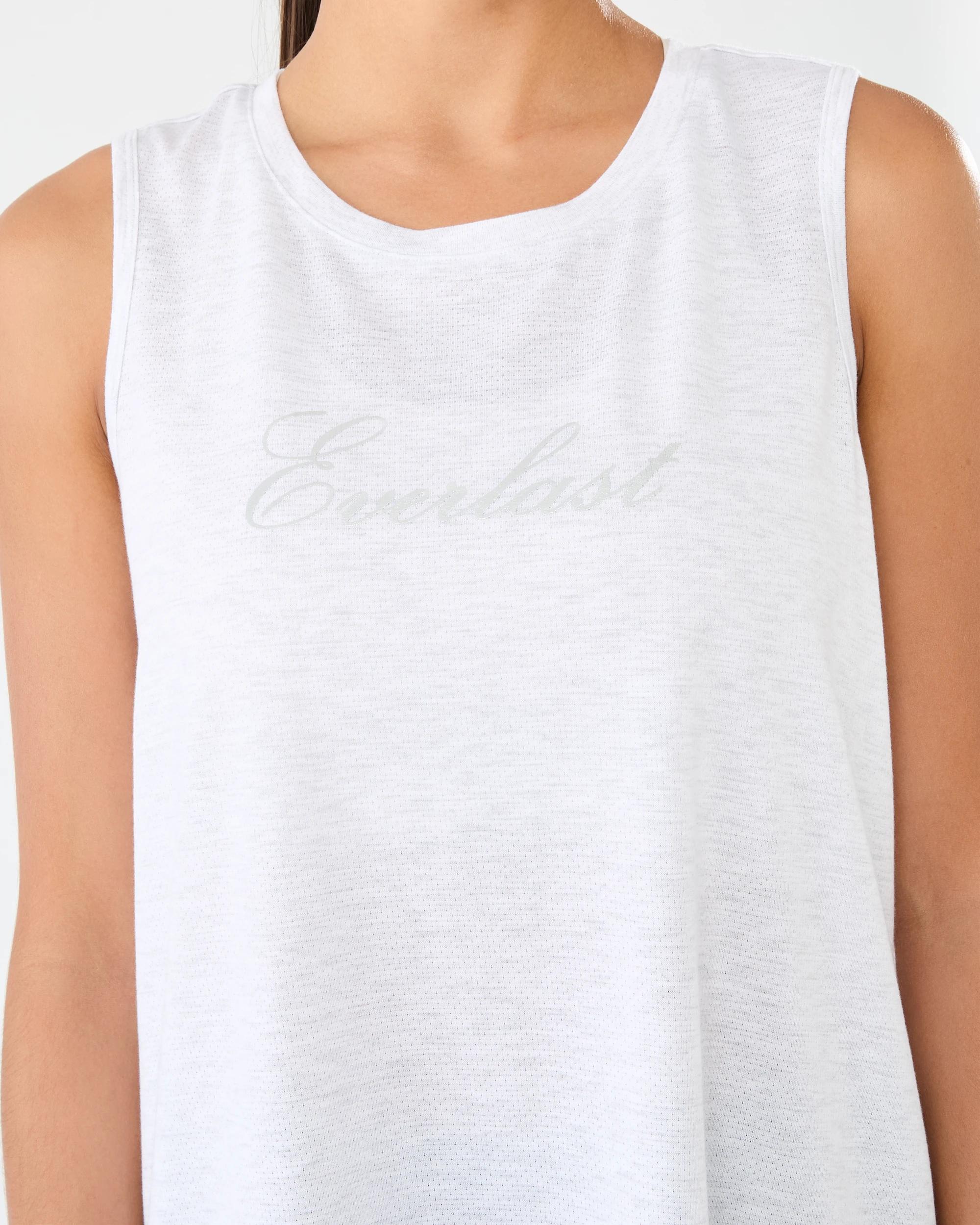 5 Everlast Womens Keyhole Tank White Marl, 5 of 9
