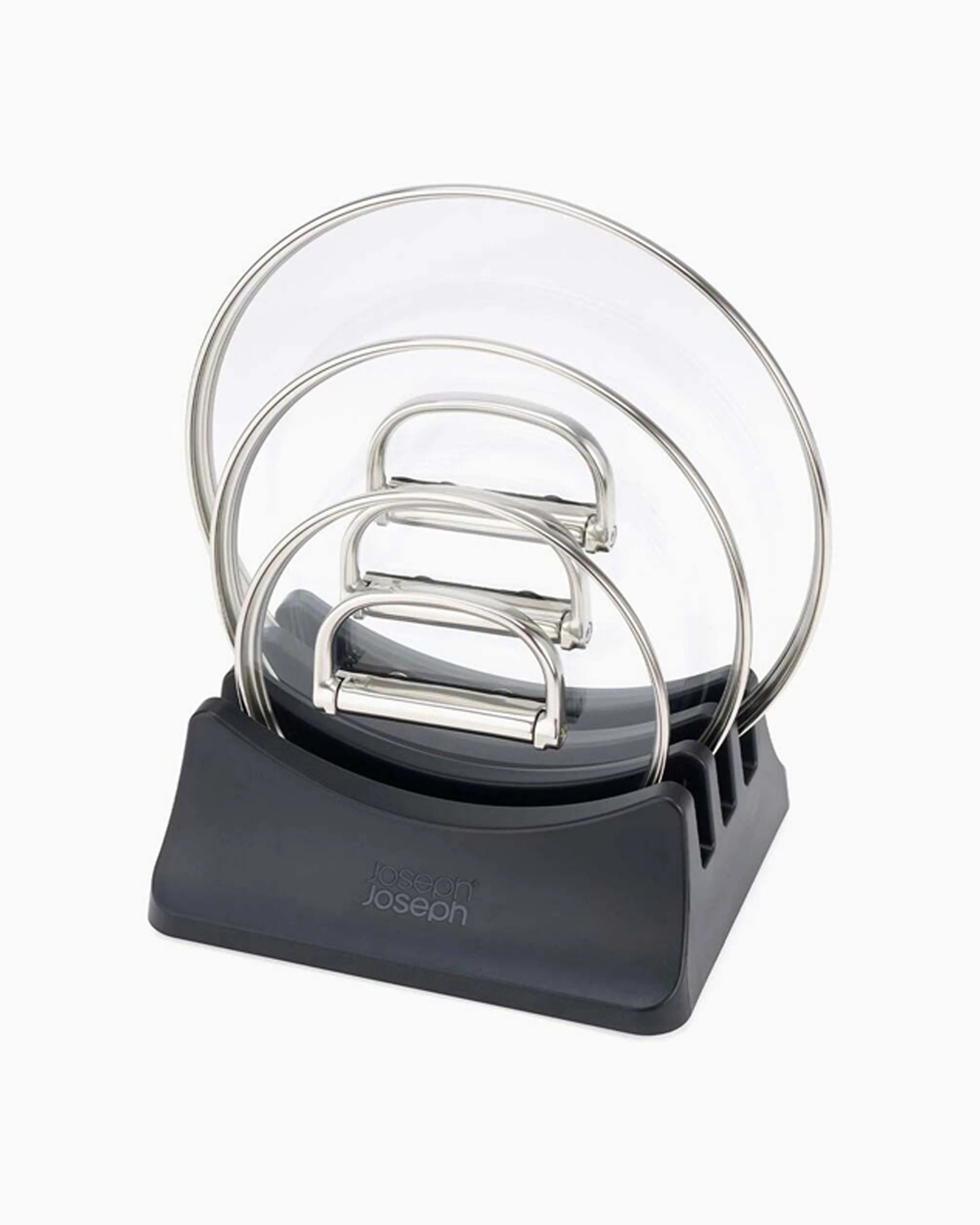 2 Joseph Joseph Space 3-Lid Storage Stand Compact Design Efficient Storage - Blue, 2 of 4