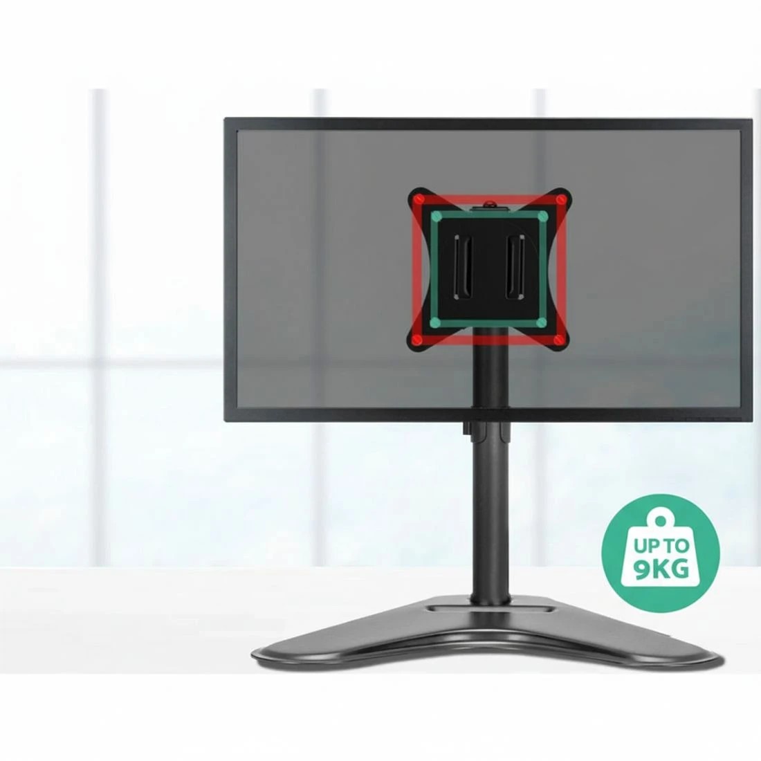 7 Artiss Monitor Arm Desk Mount Screen Holder - Black, 7 of 8