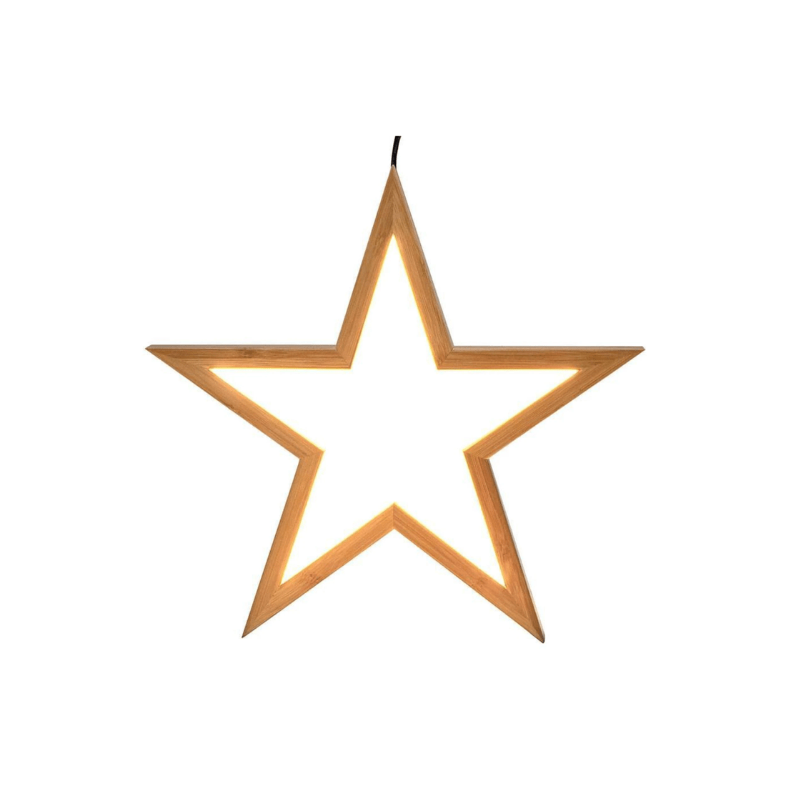 1 BR Home Bamboo Star Pendant Lamp for Natural Home Decor, 1 of 6
