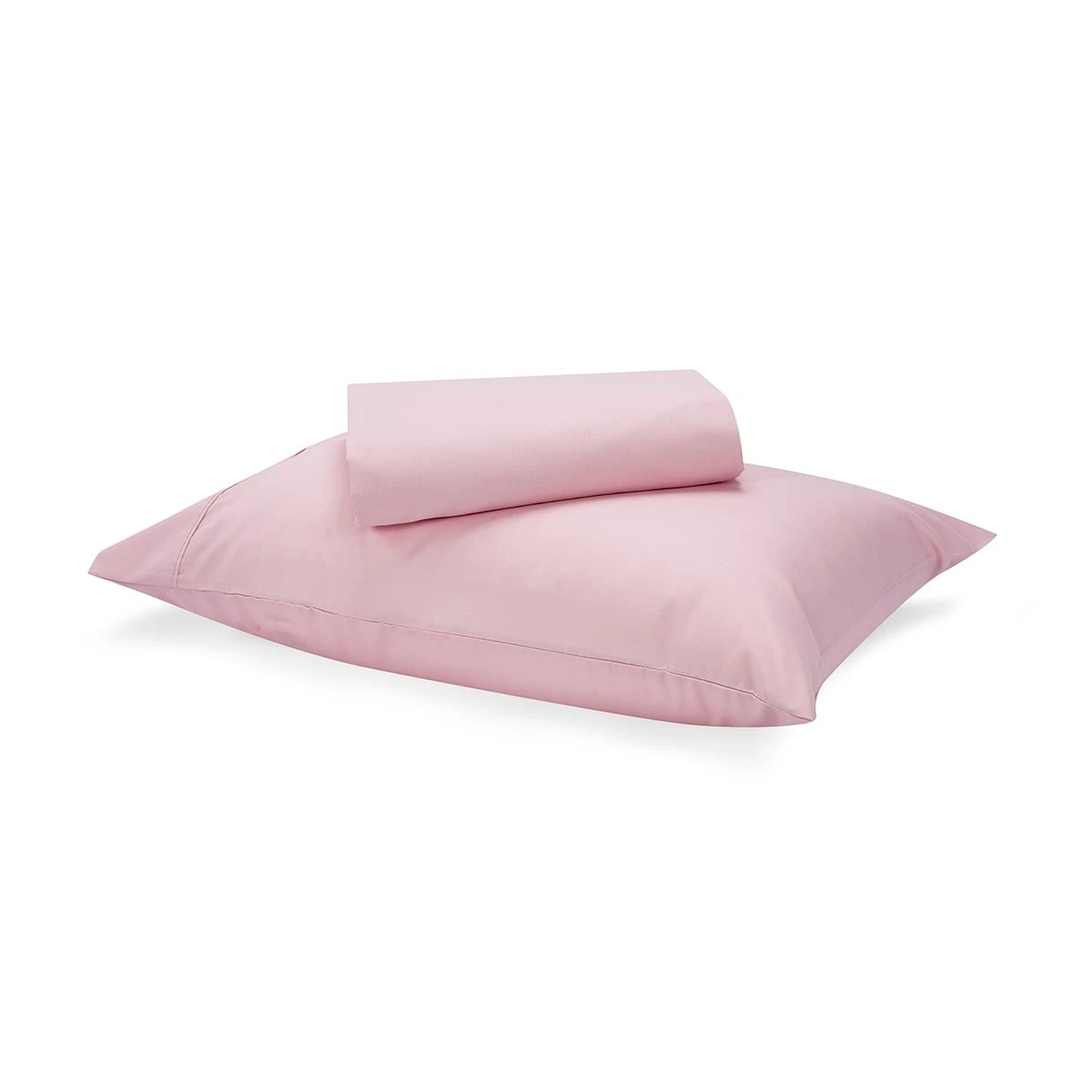 1 180 Thread Count Sheet Set - King Single Bed, Pink, 1 of 7