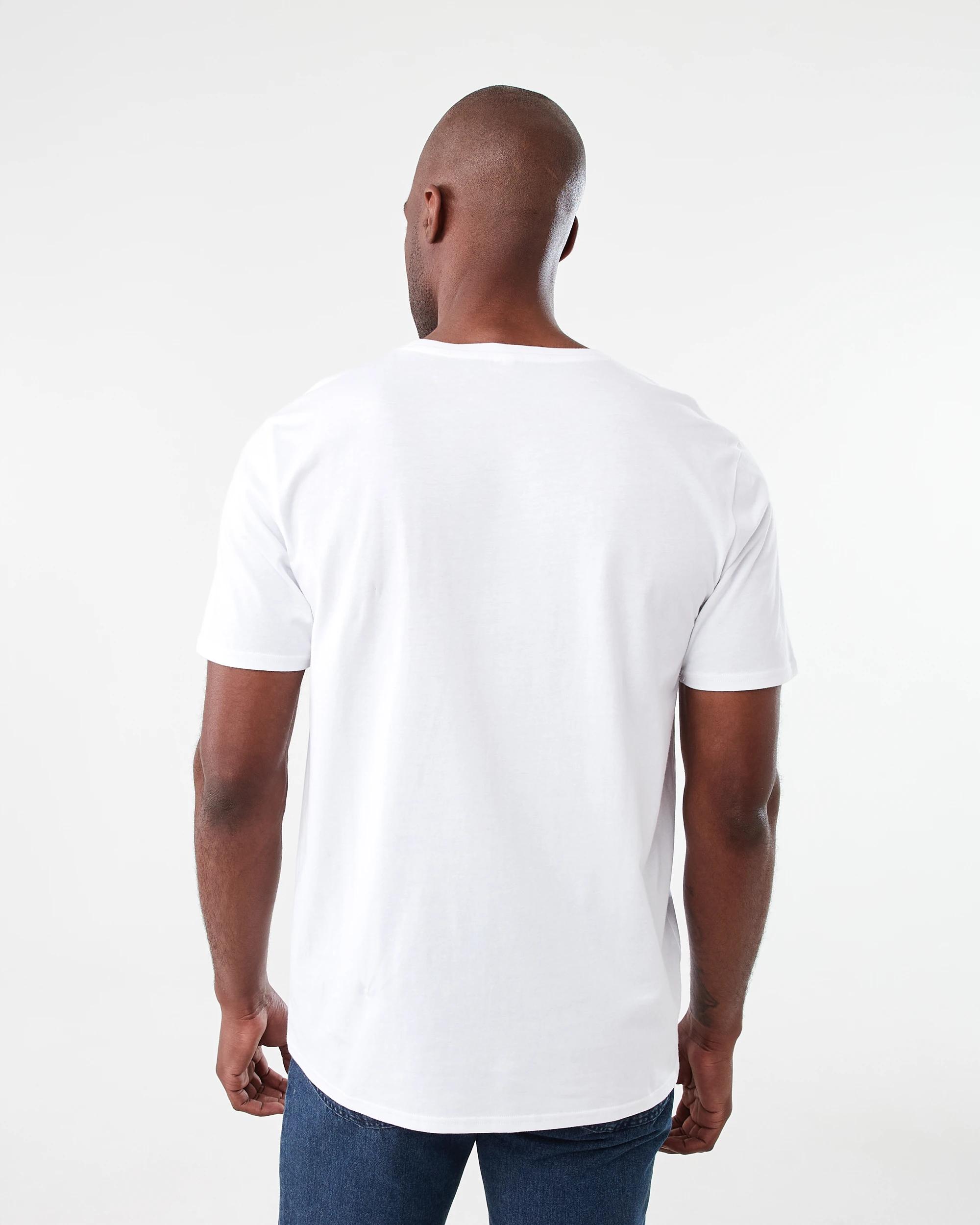 3 Plain Crew Neck T-shirt WHITE, 3 of 7