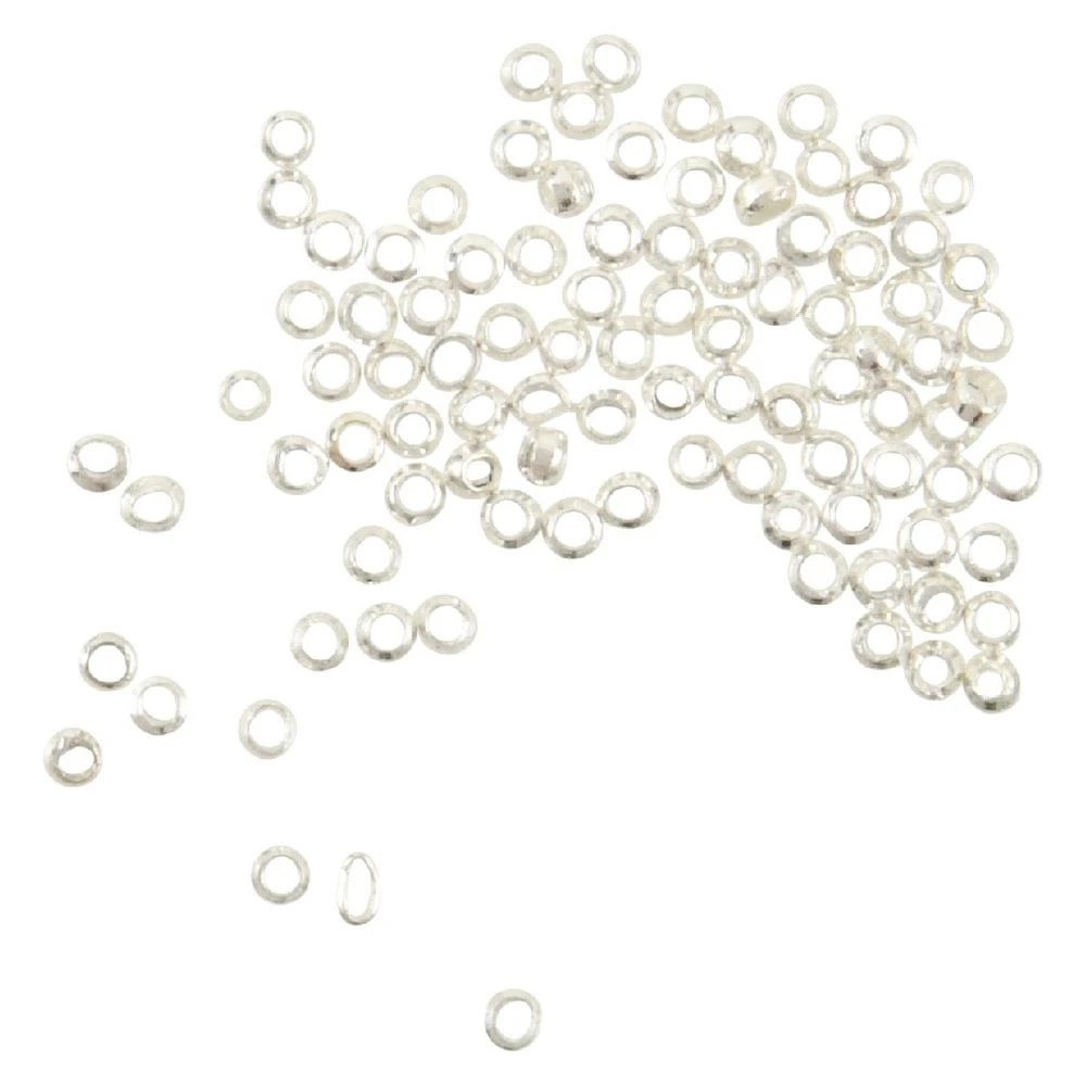 2 Born Crimpers 2mm Silver 100 Pack, 2 of 2