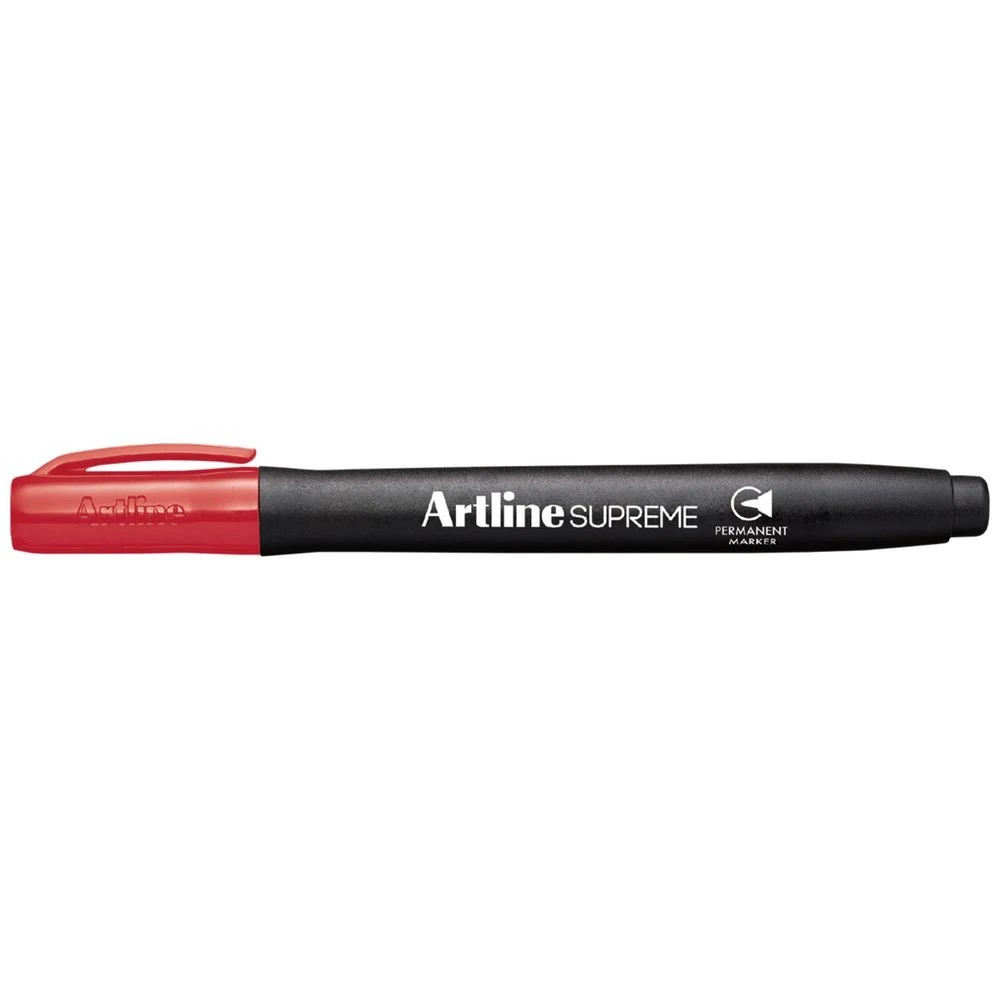 1 Artline Supreme Permanent Marker 1.0mm Red, 1 of 3