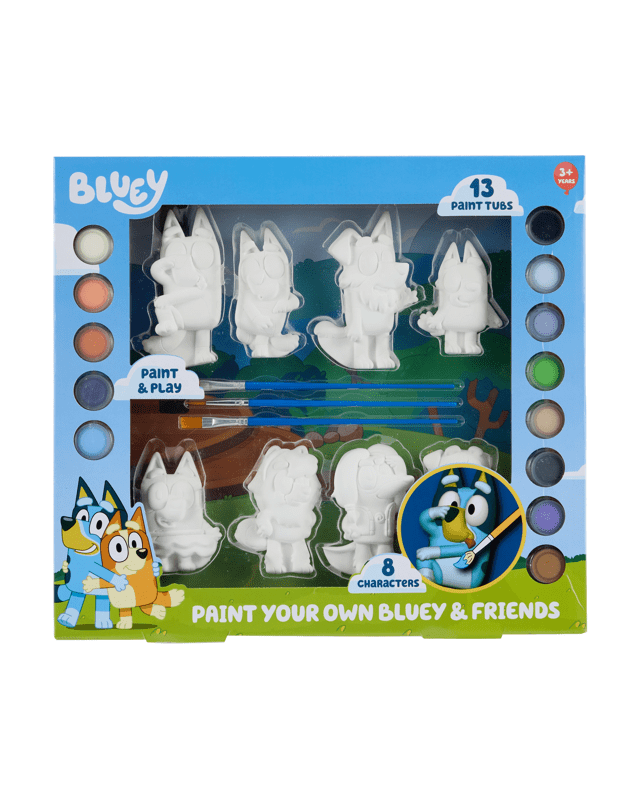 Paint Your Own Bluey and Friends