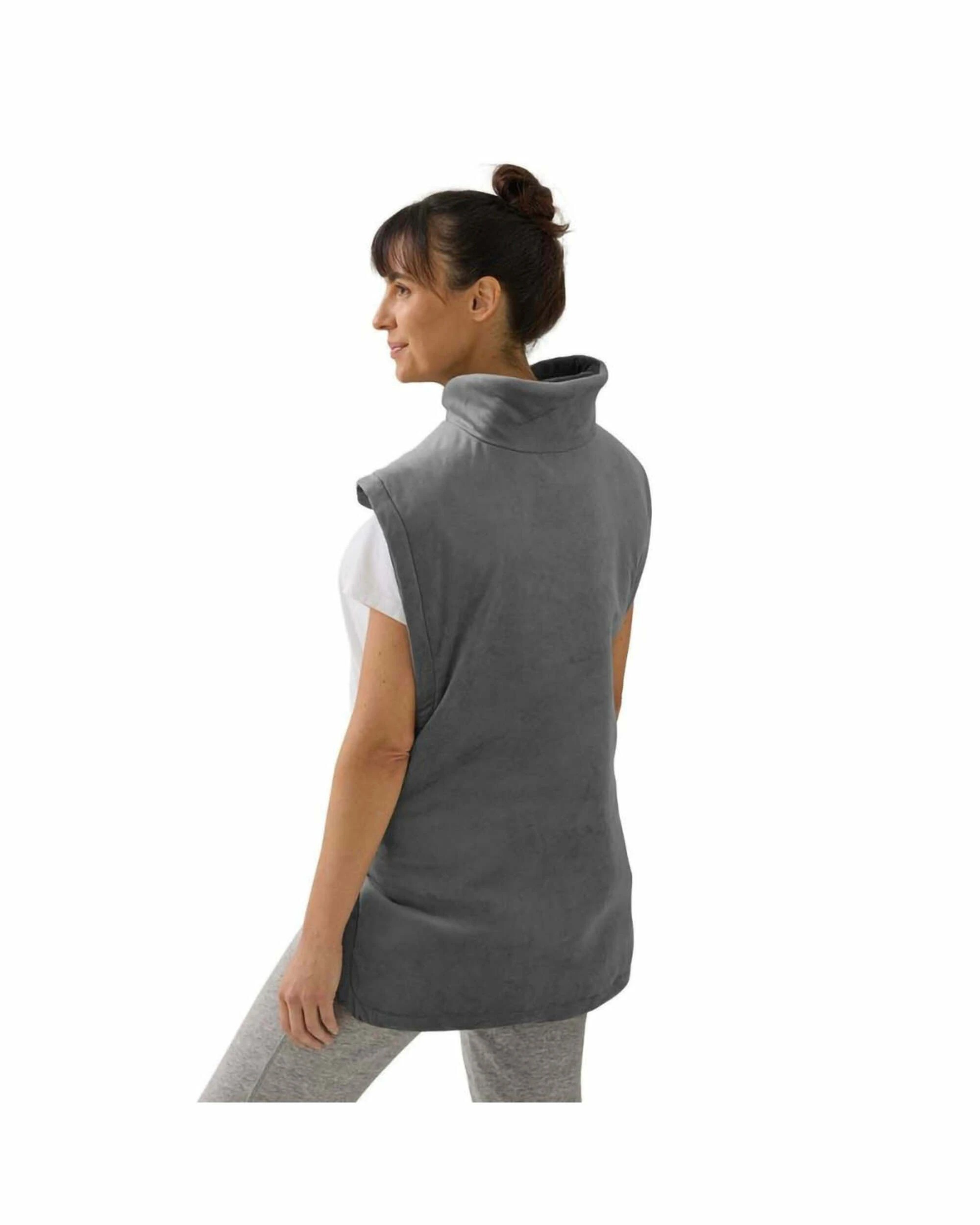 2 Sunbeam Shoulders and Full Back Heating Pad - GREY, 2 of 4