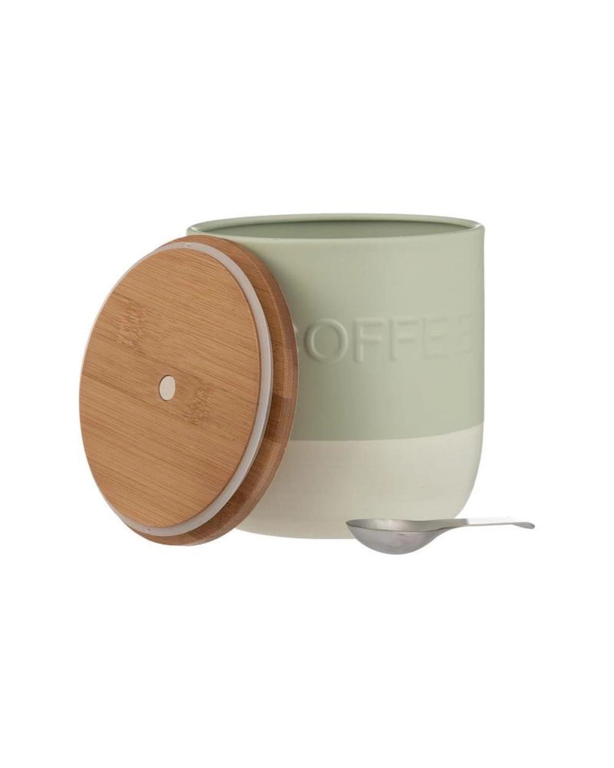 4 Typhoon Oben Coffee Canister 1.25L With Mini Spoon  Green, 4 of 7
