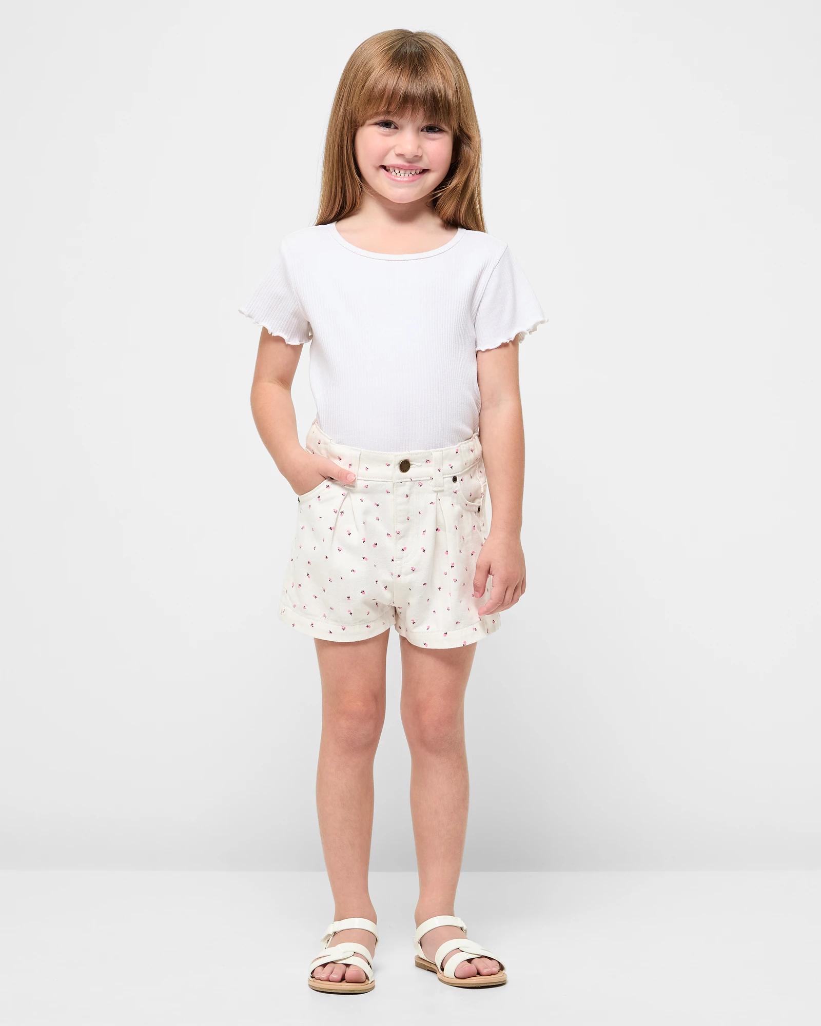 2 Target Denim Short CREAM FLORAL, 2 of 5