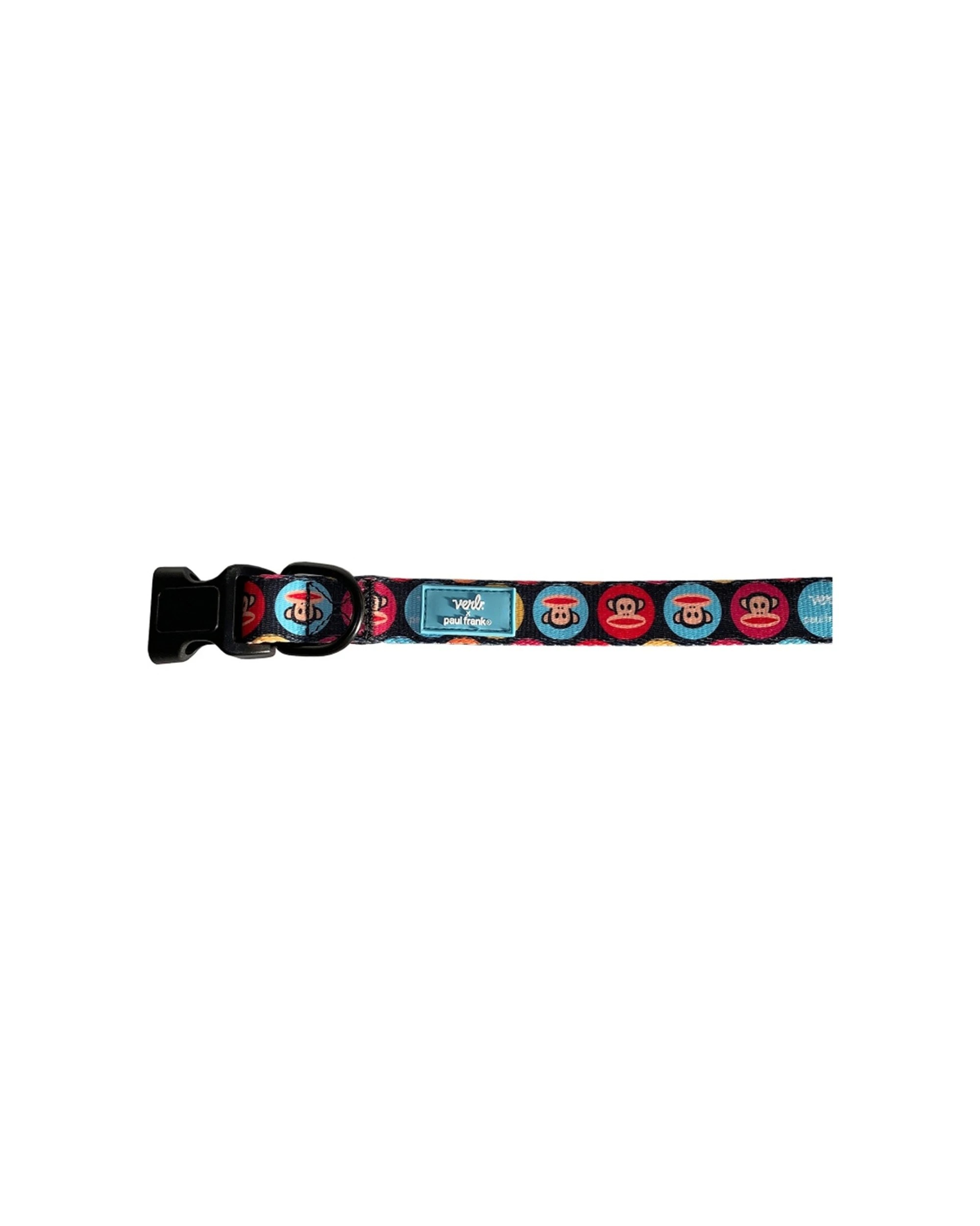 4 Verb. X Paul Frank Adjustable Pet Collar 100 Percent Polyester Small, 4 of 5