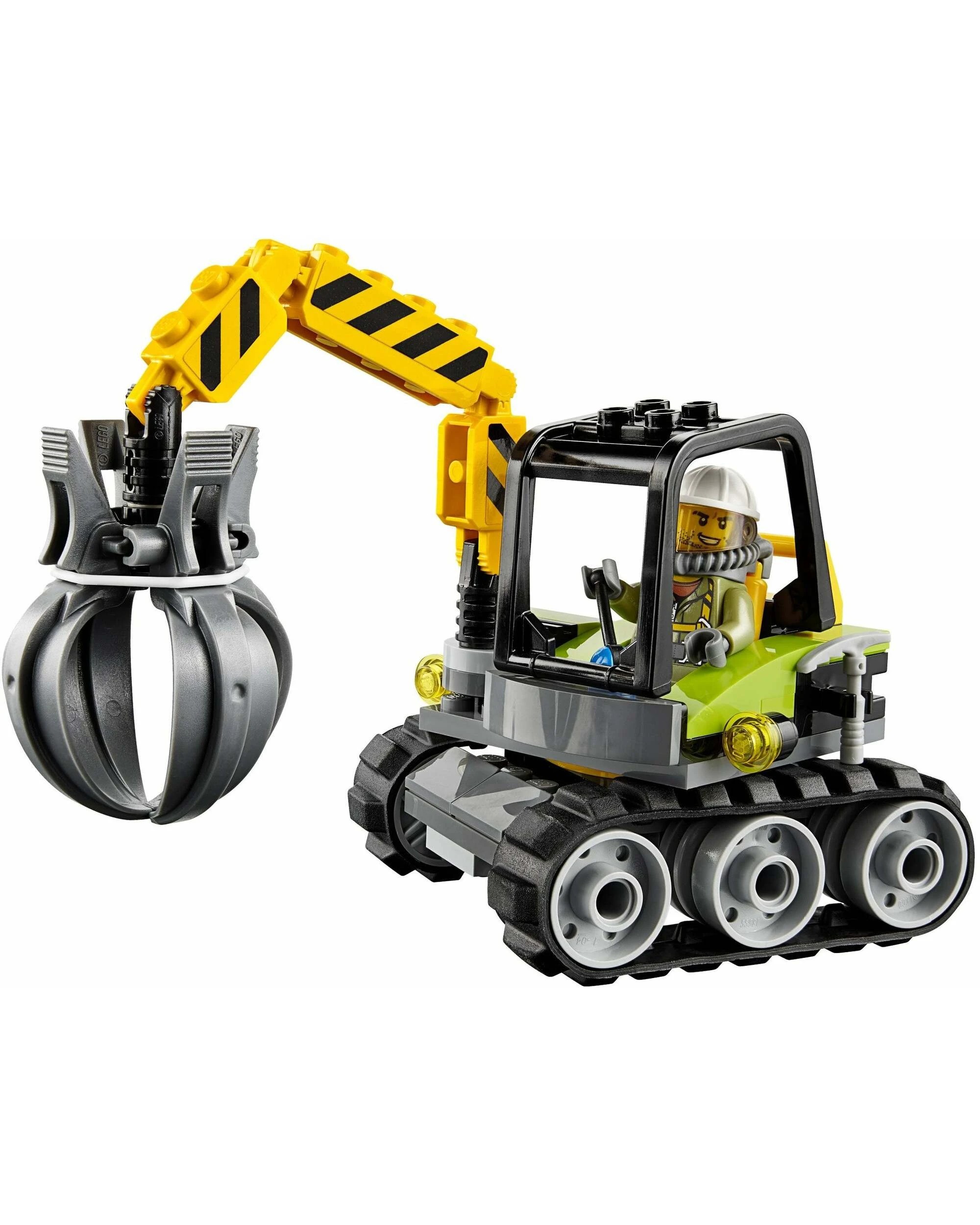 4 LEGO 60123 Volcano Supply Helicopter with Excavator, 4 of 5