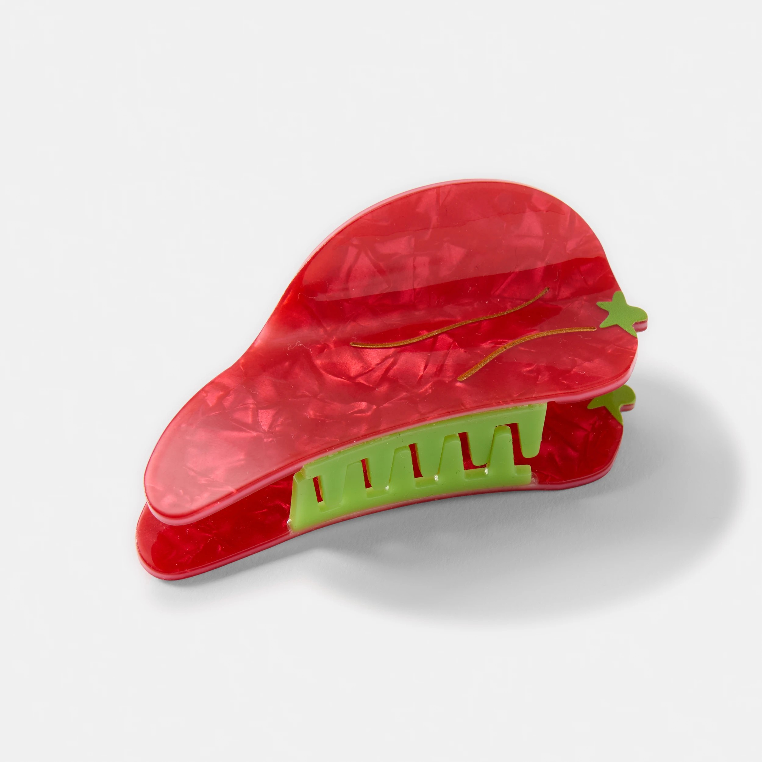 2 Red Chilli Claw Hair Clip, 2 of 4